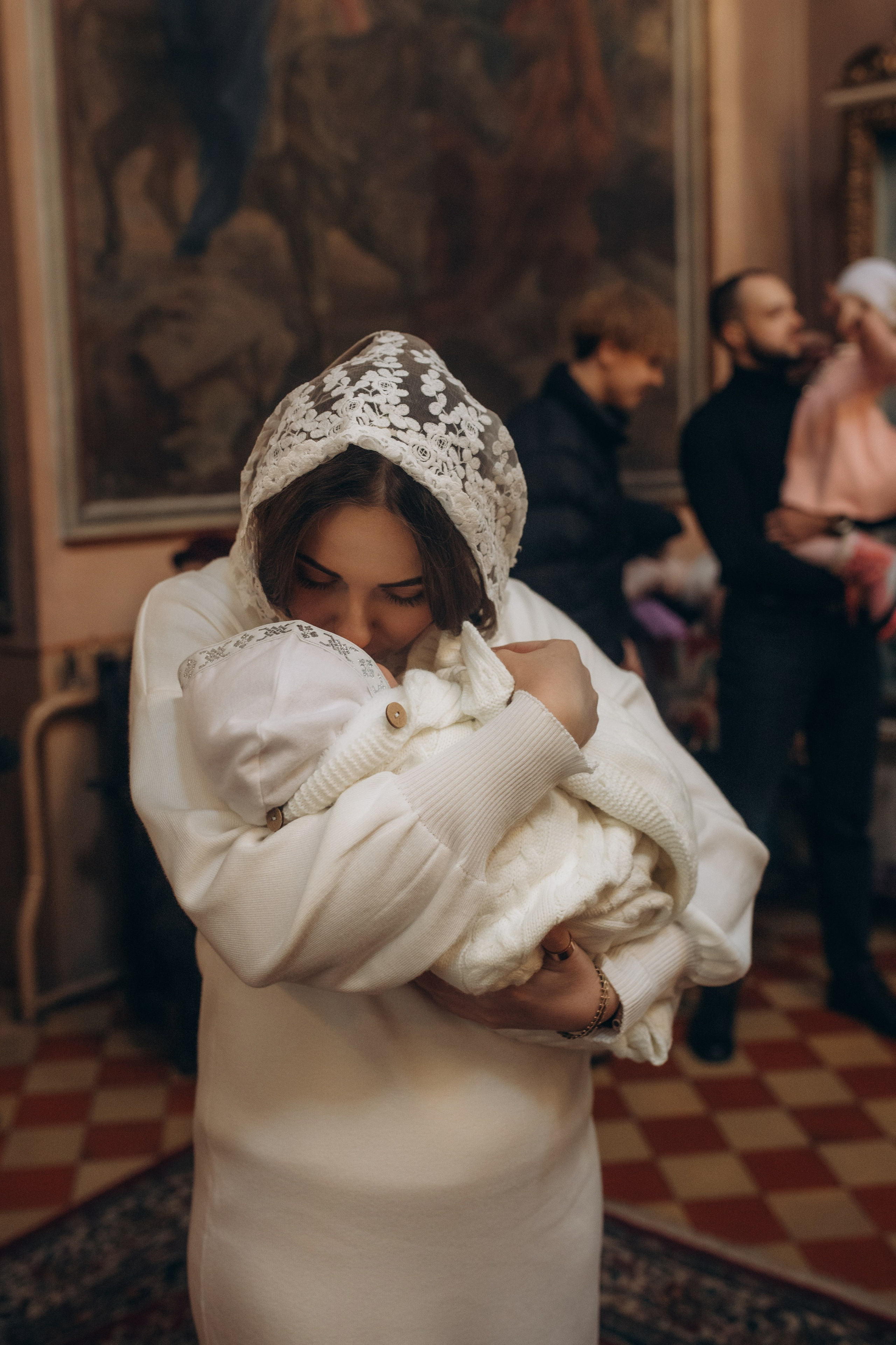 Крещение Михаил. Семейный и домашний фотограф в Москве и МО Королева Валерия