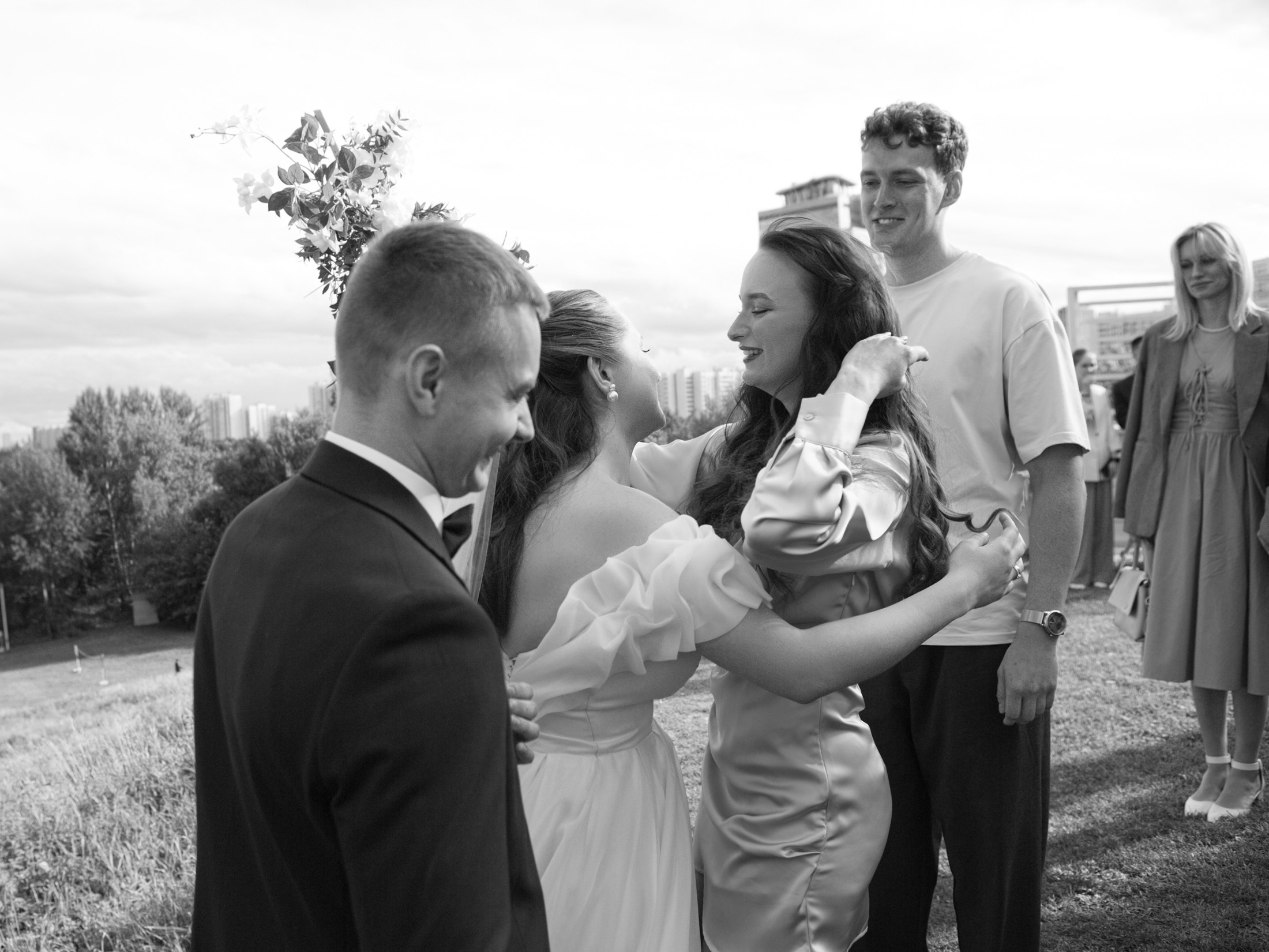 Свадьба на природе. Свадебный и портретный фотограф Москва