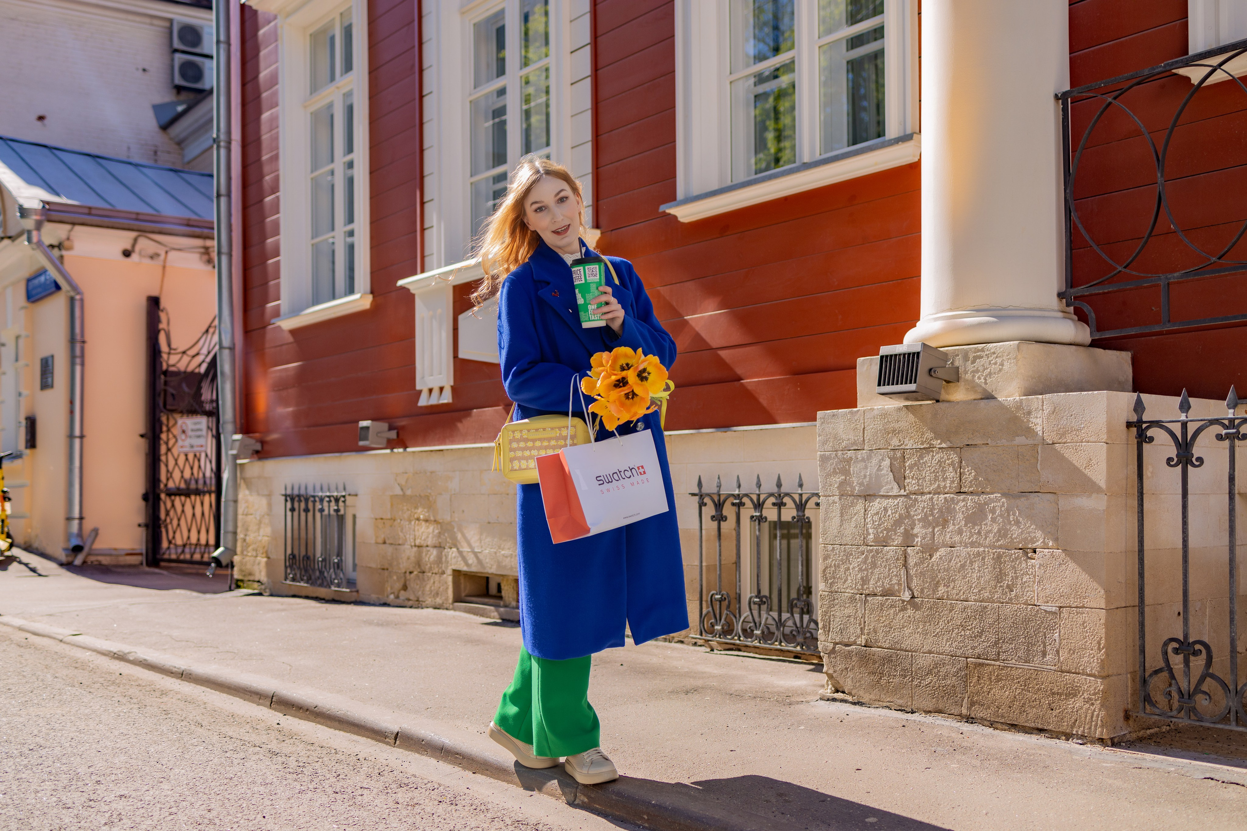 Весенняя прогулка с Еленой по Патриаршим. Репортажный, семейный и студийный фотограф в Москве Демин Алексей