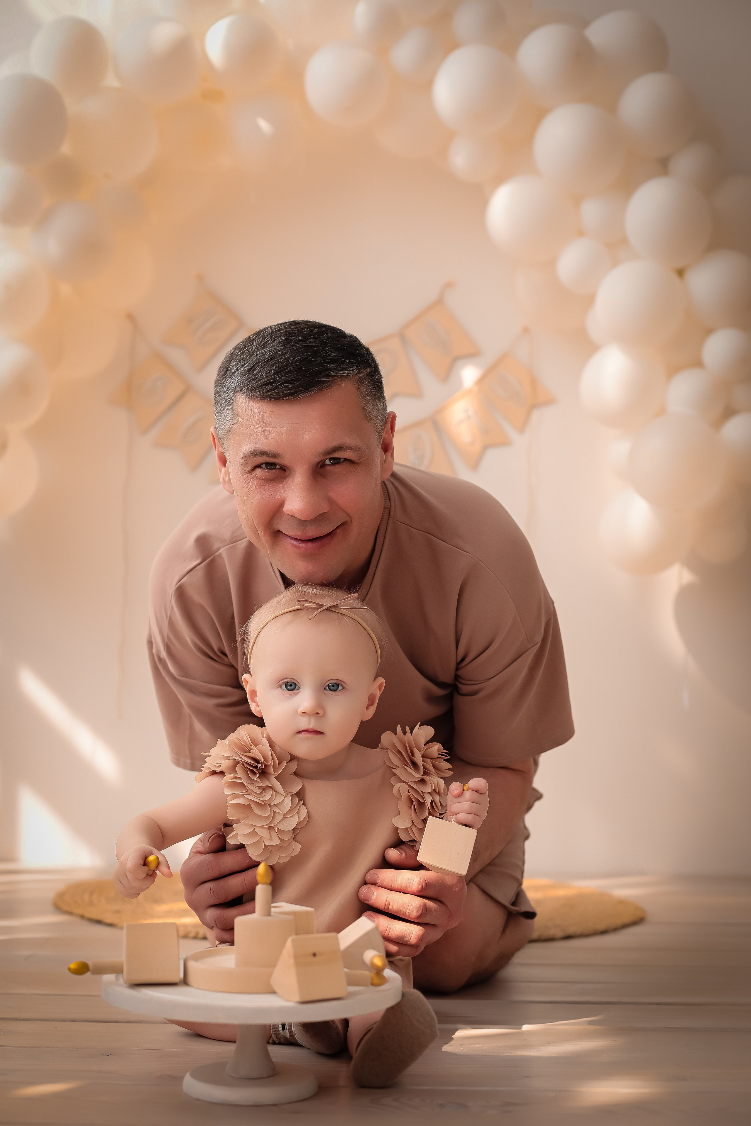 1 годик Эмилии. Фотограф г. Хабаровск. Семейные и индивидуальные съёмки