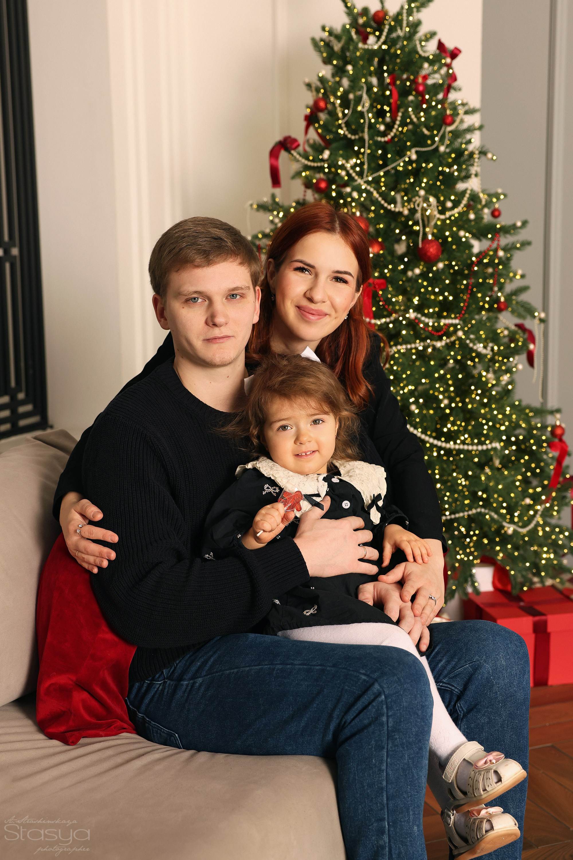 Второй день рождения и новогодняя сказка в студии. Фотограф в Санкт-Петербурге Анастасия Сачкова