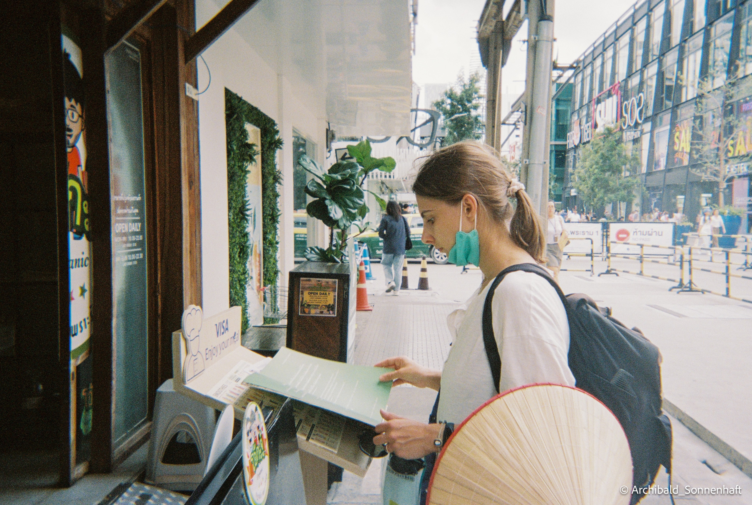 One film reel. Photographer in Guangzhou, China. Archibald Sonnenhaft