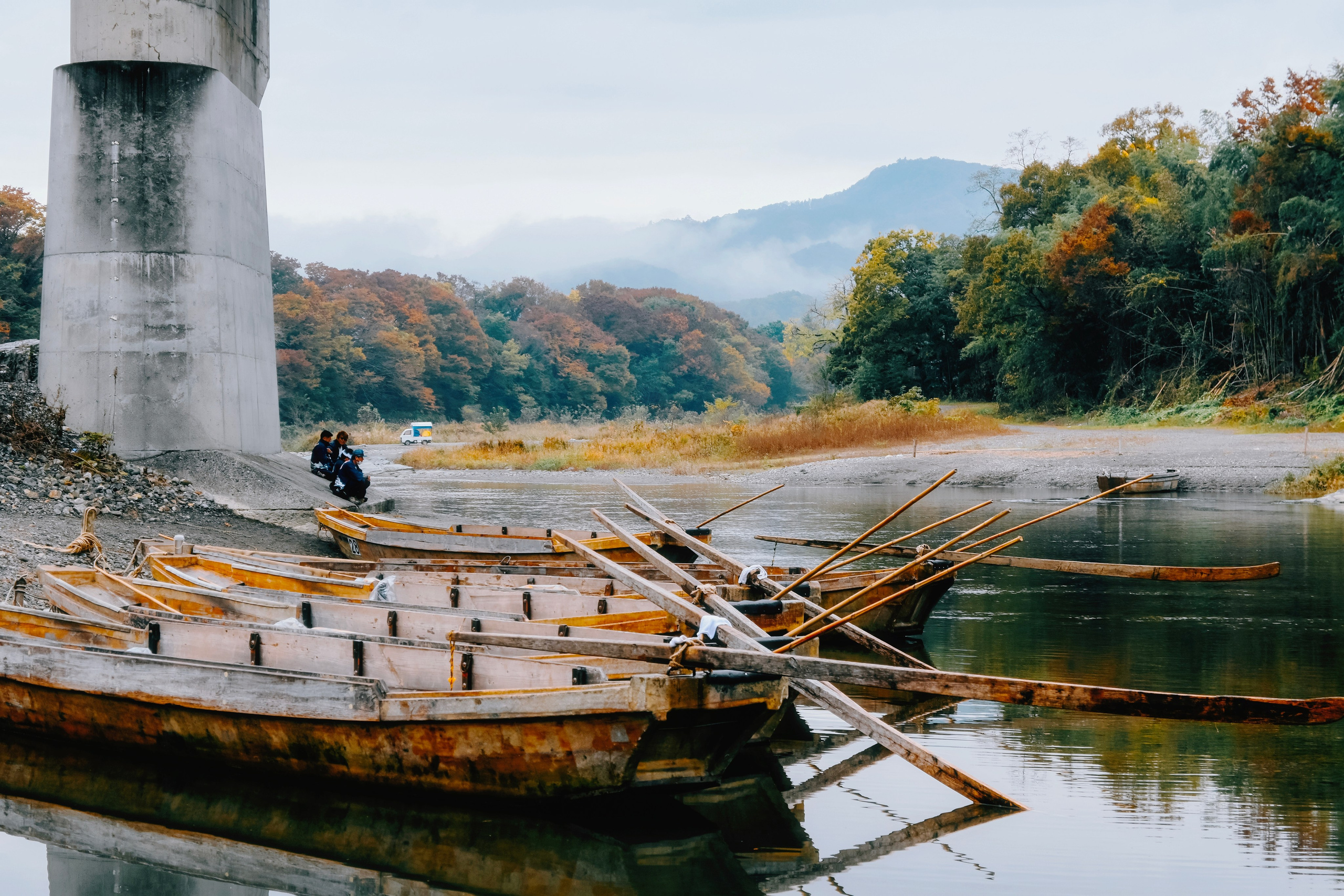 Japan village street. Iraogo