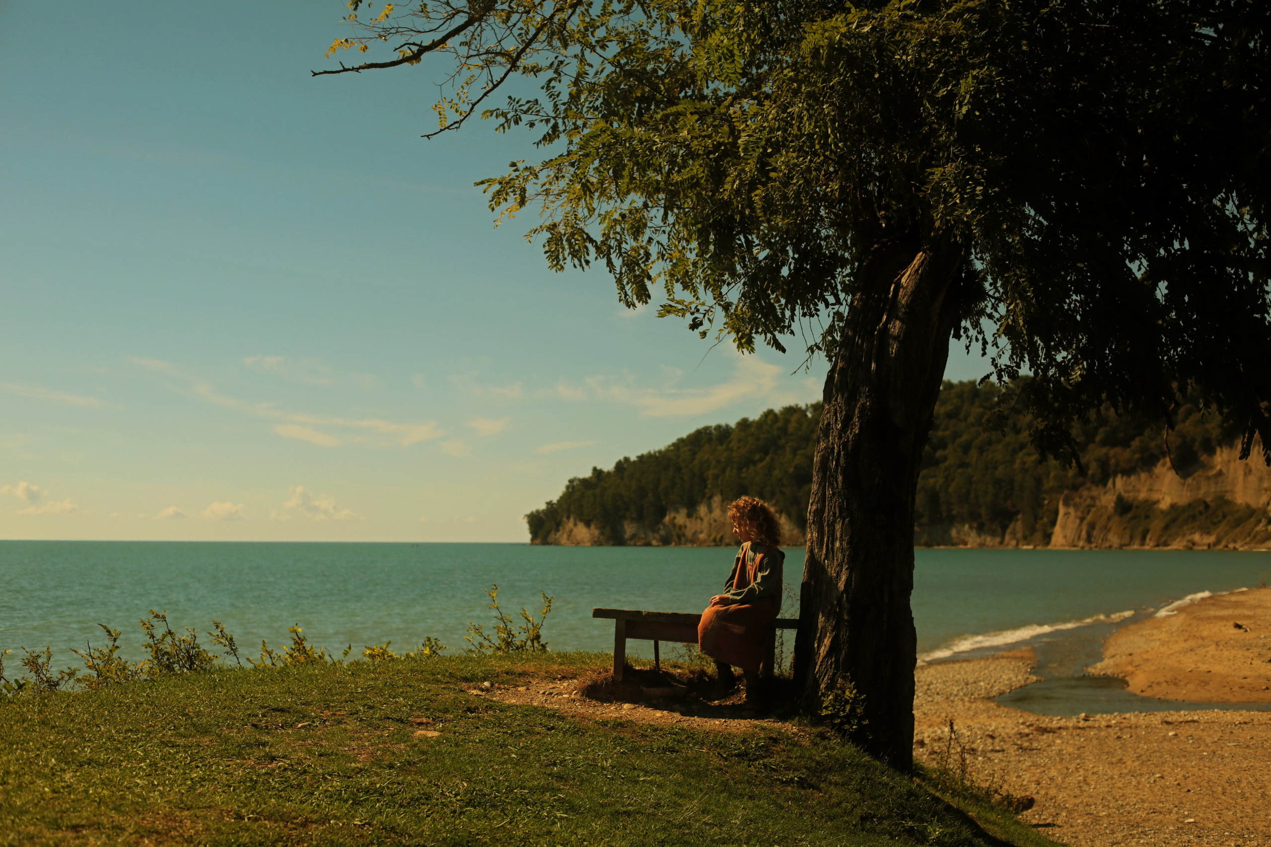 Кинематографическая съемка. Старик и дети. Ekaterina Beridze