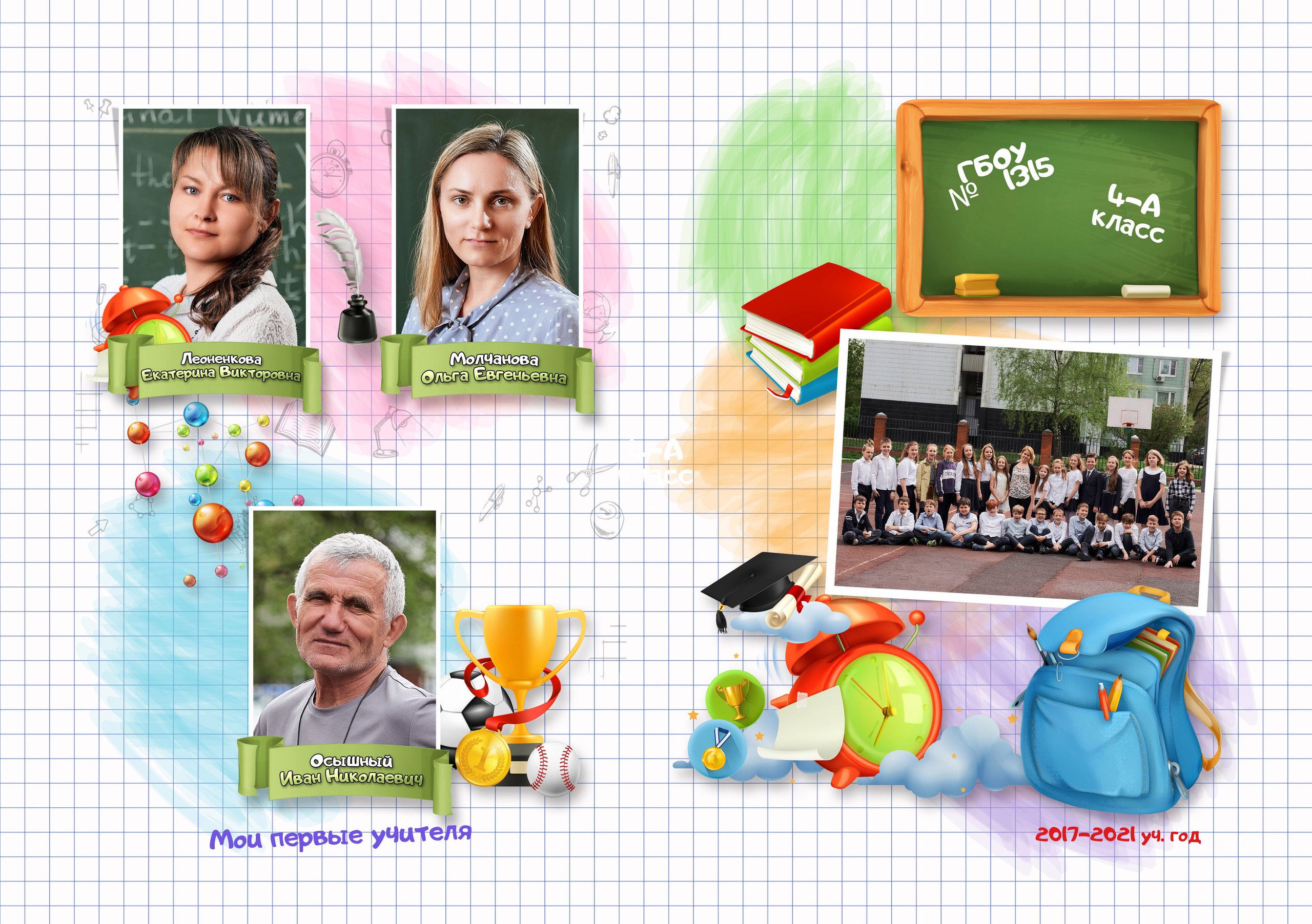 Выпускной альбом для 4 классов