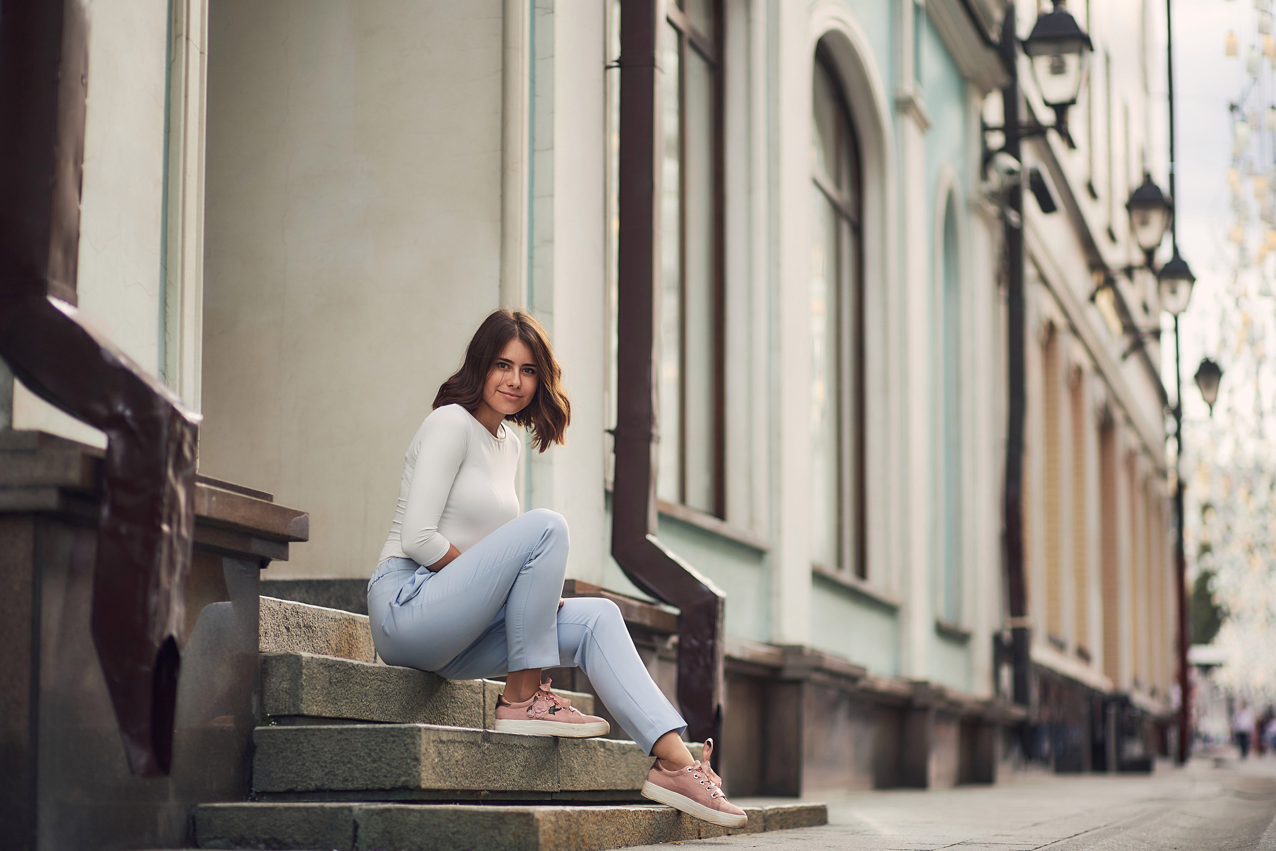 Индивидуальная фотосессия Виктории в центре Москвы
