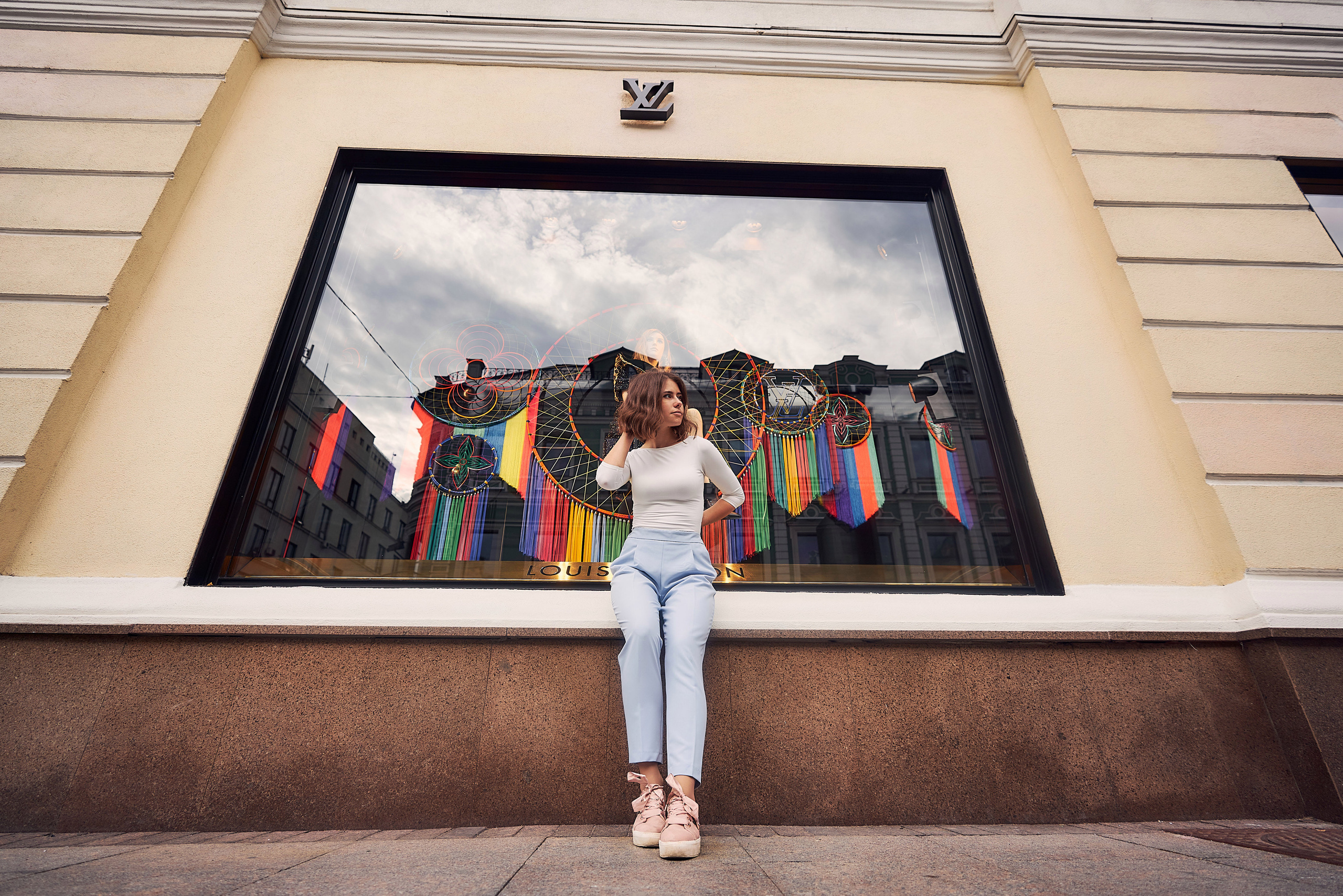 Индивидуальная фотосессия Виктории в центре Москвы