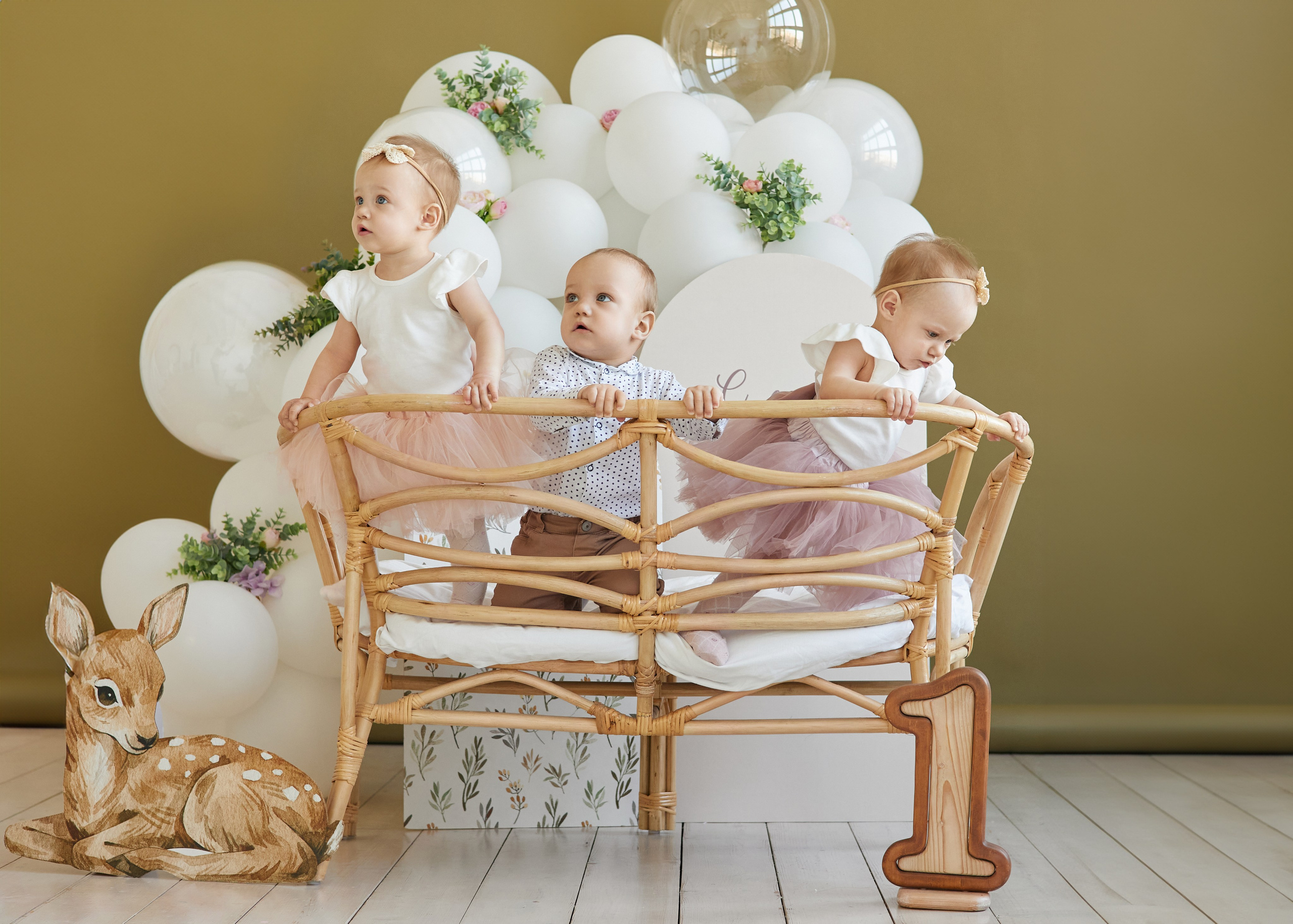 Тройняшки. Фотограф женского портрета, беременности и материнства Харькова Елена