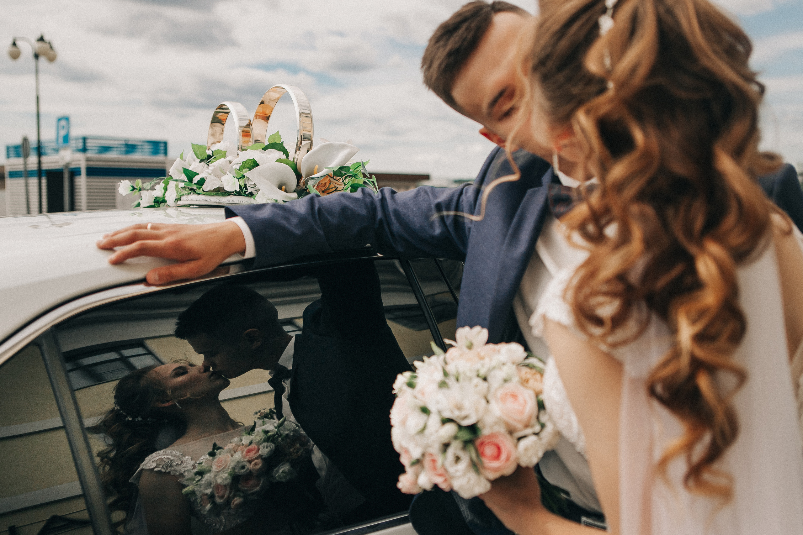 Кристина и Артём. Набережная, парк Кирова, Михайловский собор. Свадебный фотограф Юлия Сарапульцева, Ижевск