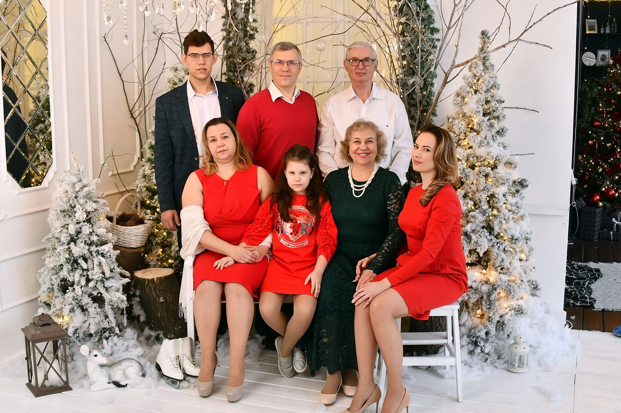 В студии. Семья. Репортажный и детский фотограф в Новосибирске