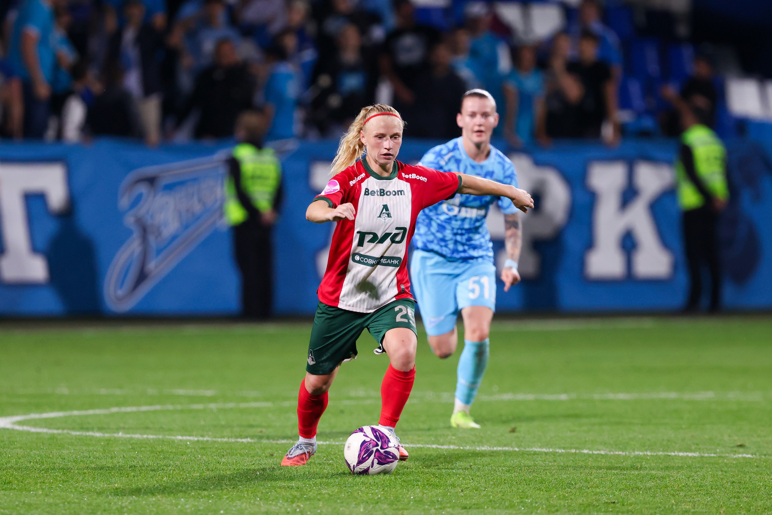 ЖФК «Зенит» — ЖФК «Локомотив» Москва Winline Кубок России 13.09.2025. Спортивный и репортажный фотограф Антон Тереханов