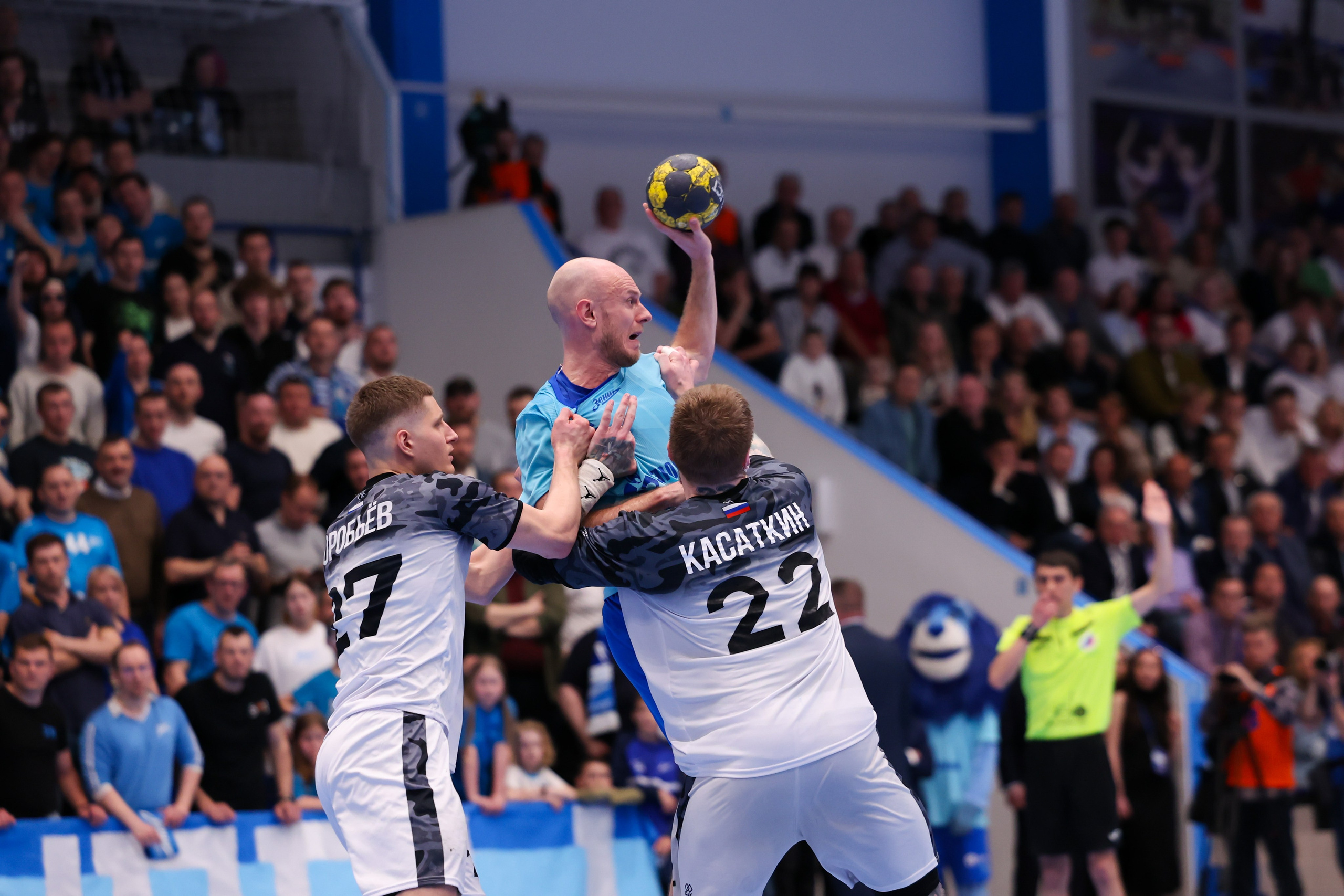 ГК Зенит — ГК ЦСКА финал ЧР2024/25 3 игра 28.05.2025. Спортивный и репортажный фотограф Антон Тереханов