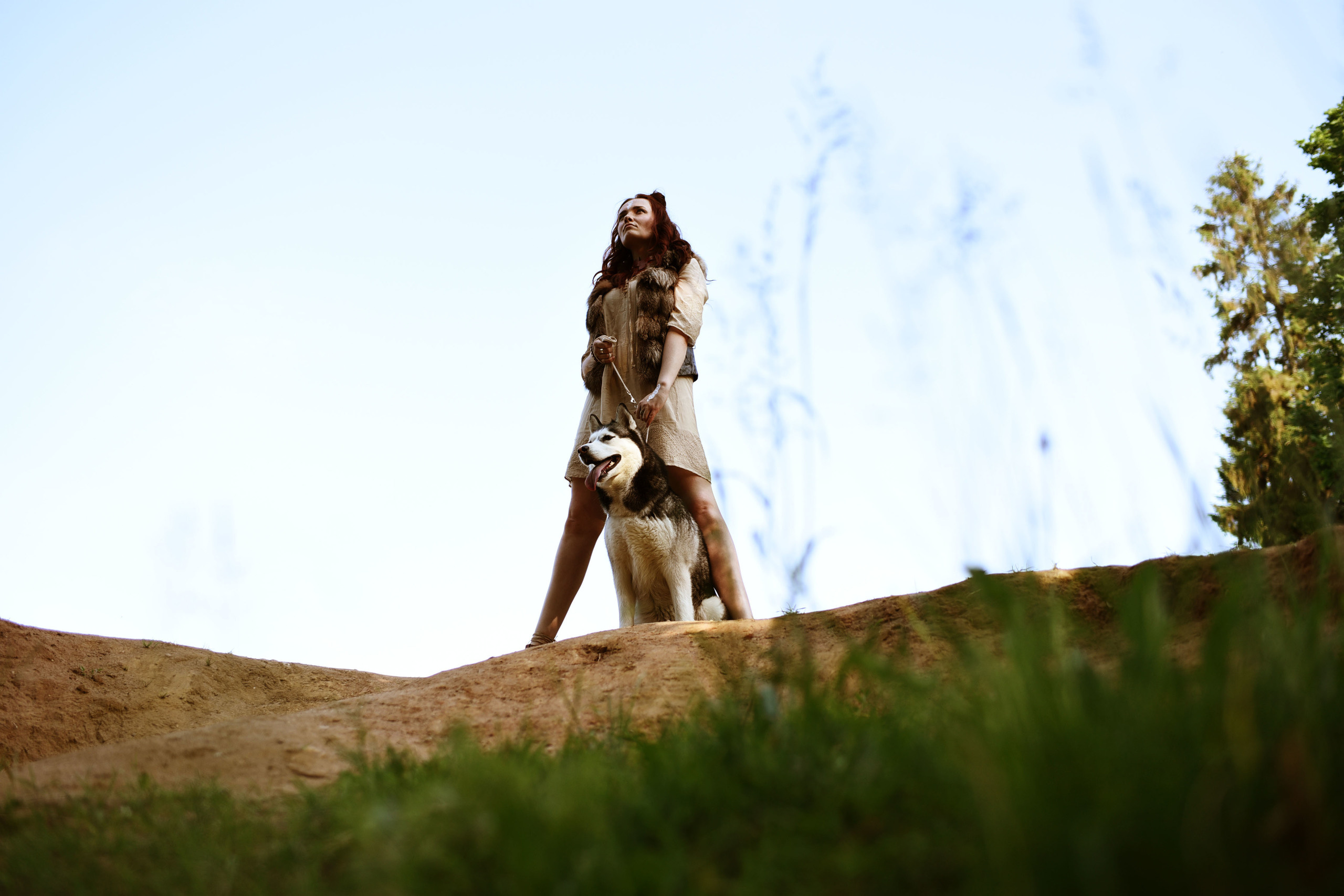 Охотница и волк. Семейный и детский фотограф во Фрязино, Ивантеевке и Щелково Матвеева