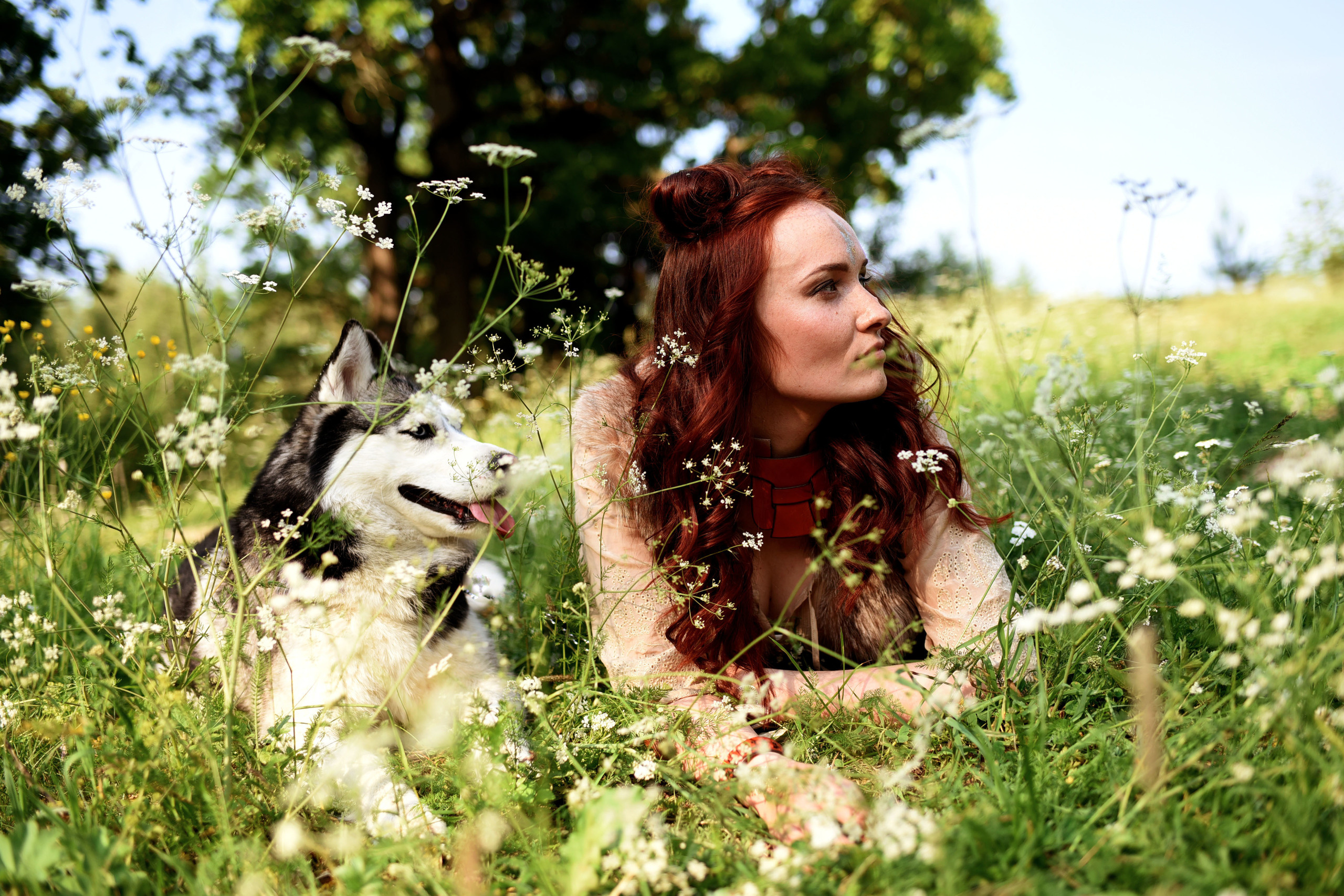 Охотница и волк. Семейный и детский фотограф во Фрязино, Ивантеевке и Щелково Матвеева