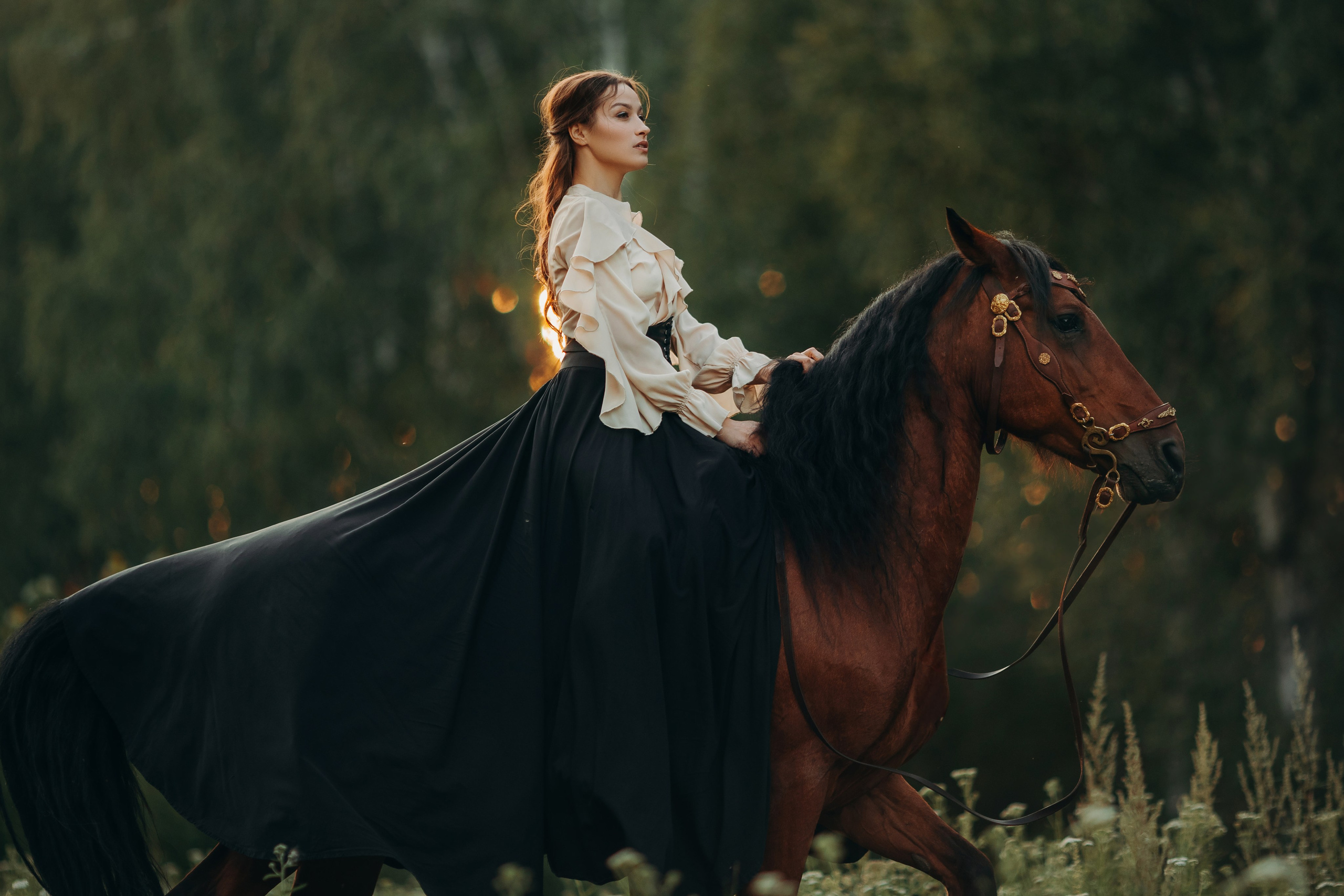 Саша&Настя. Анна Молчанова конный фотограф в Тюмени | фотосессии с лошадьми Тюмень