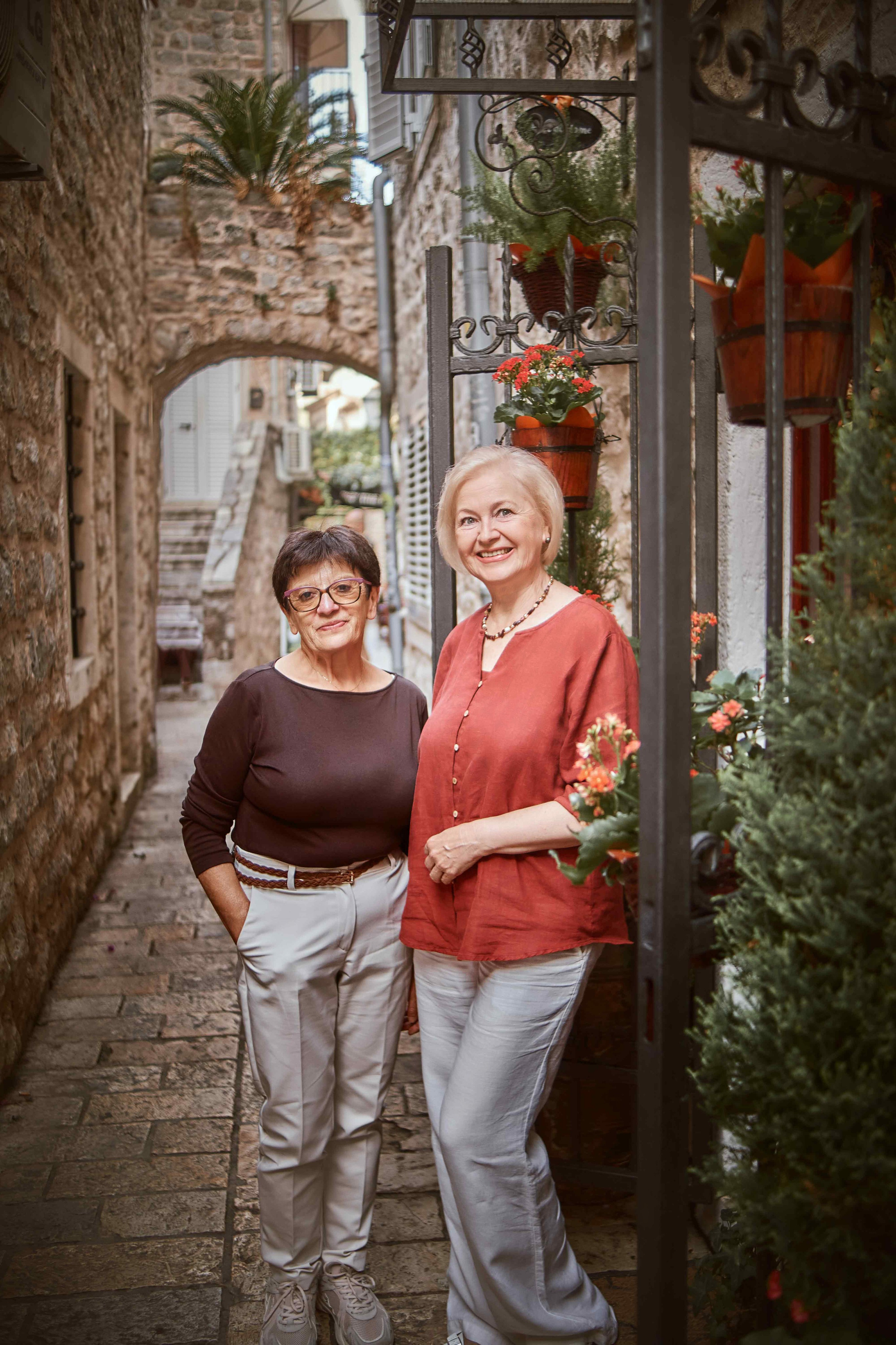 Family Photoshoot in Budva Old Town: Three Generations