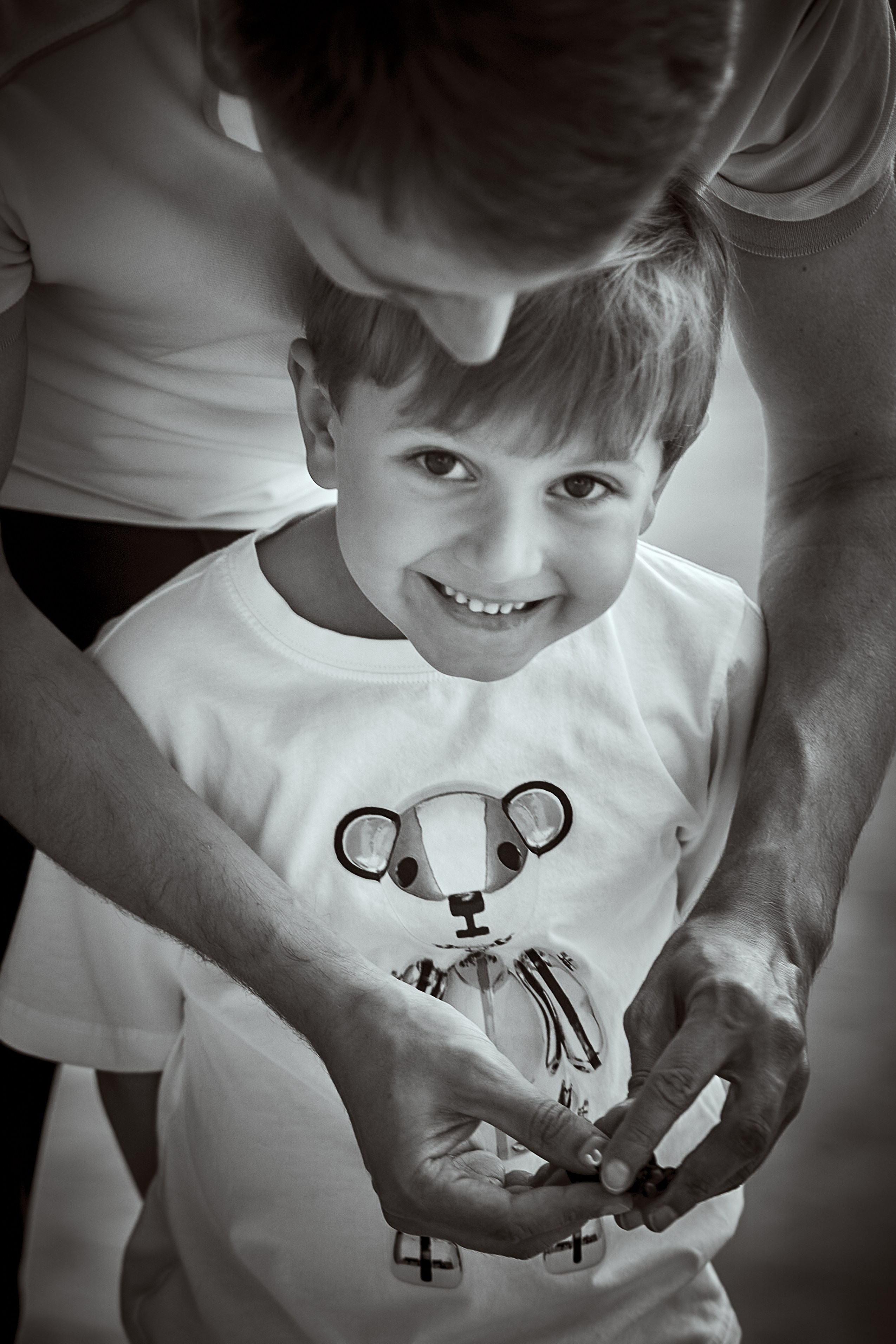 Family Photoshoot in Budva Old Town: Three Generations