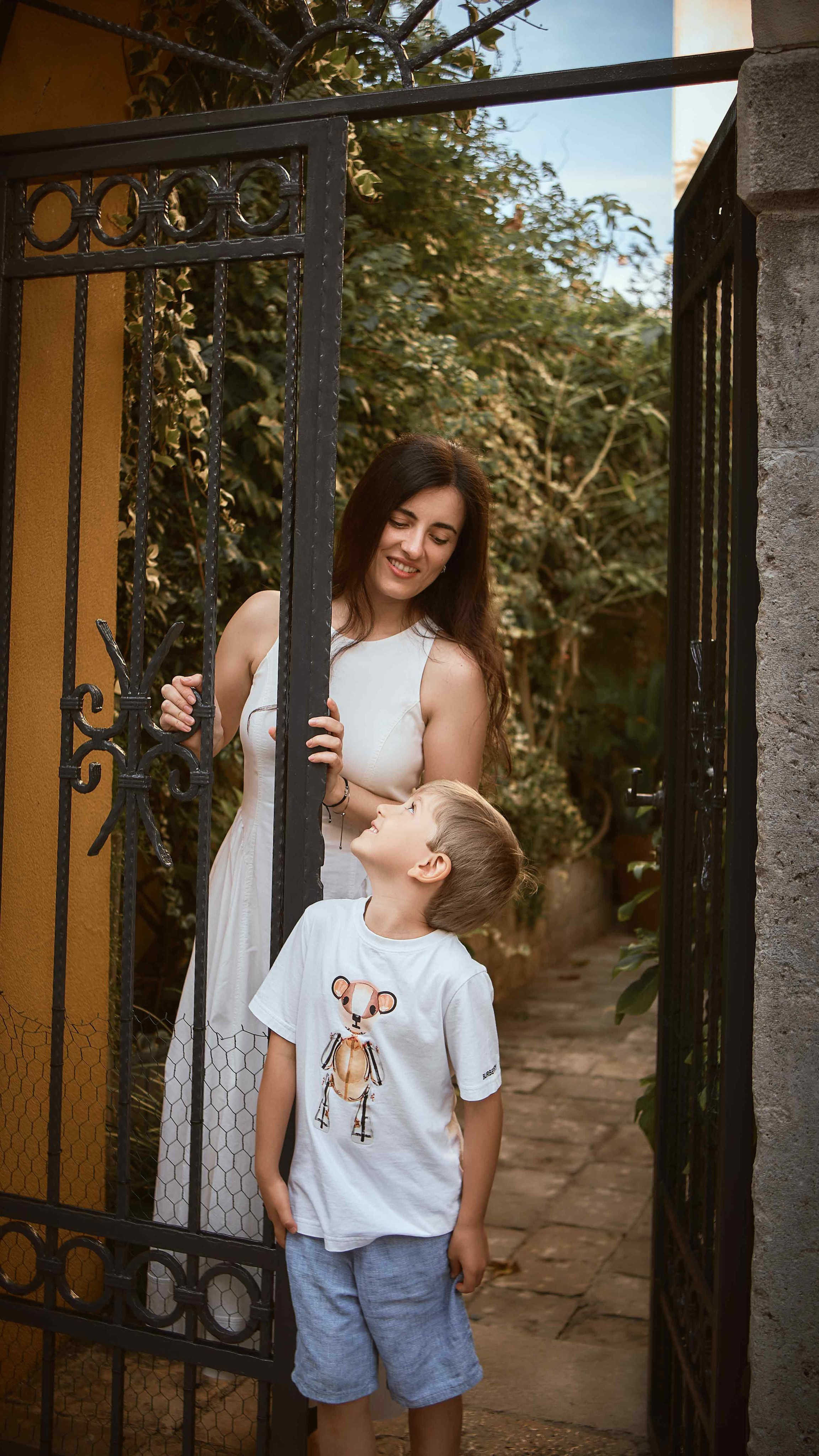 Family Photoshoot in Budva Old Town: Three Generations