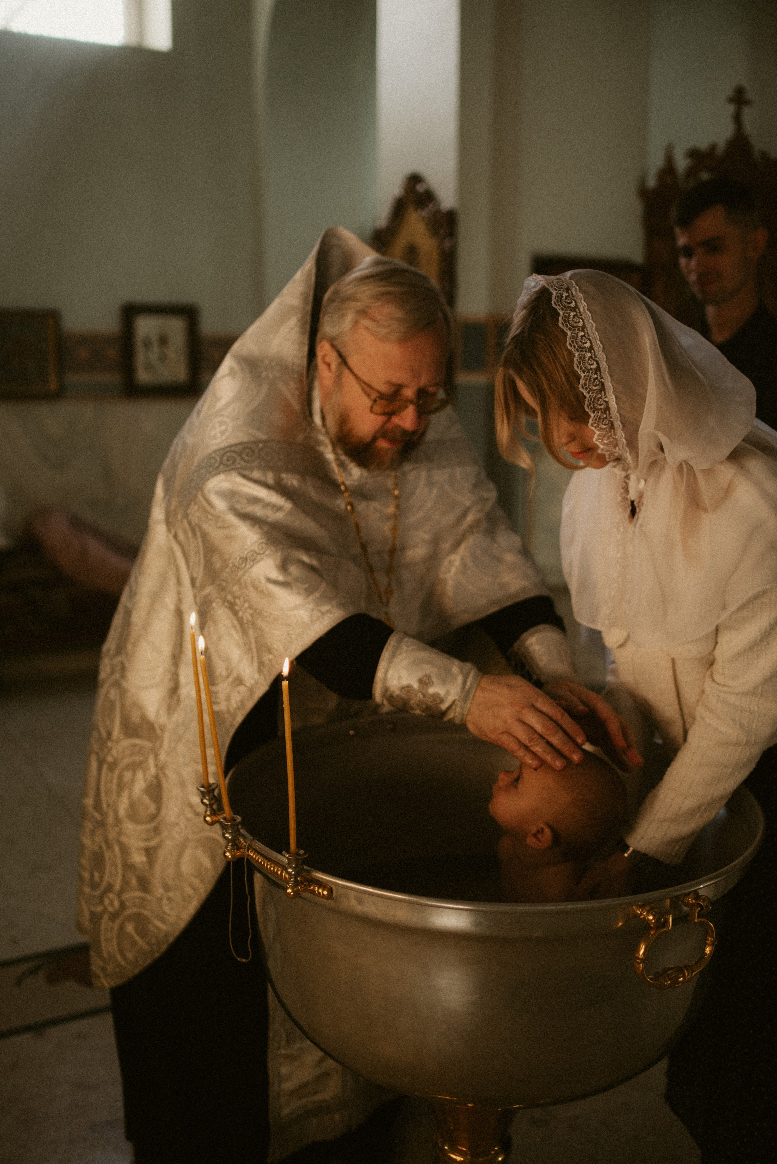 Таинство крещения Виктора. Семейный фотограф в Краснодаре
