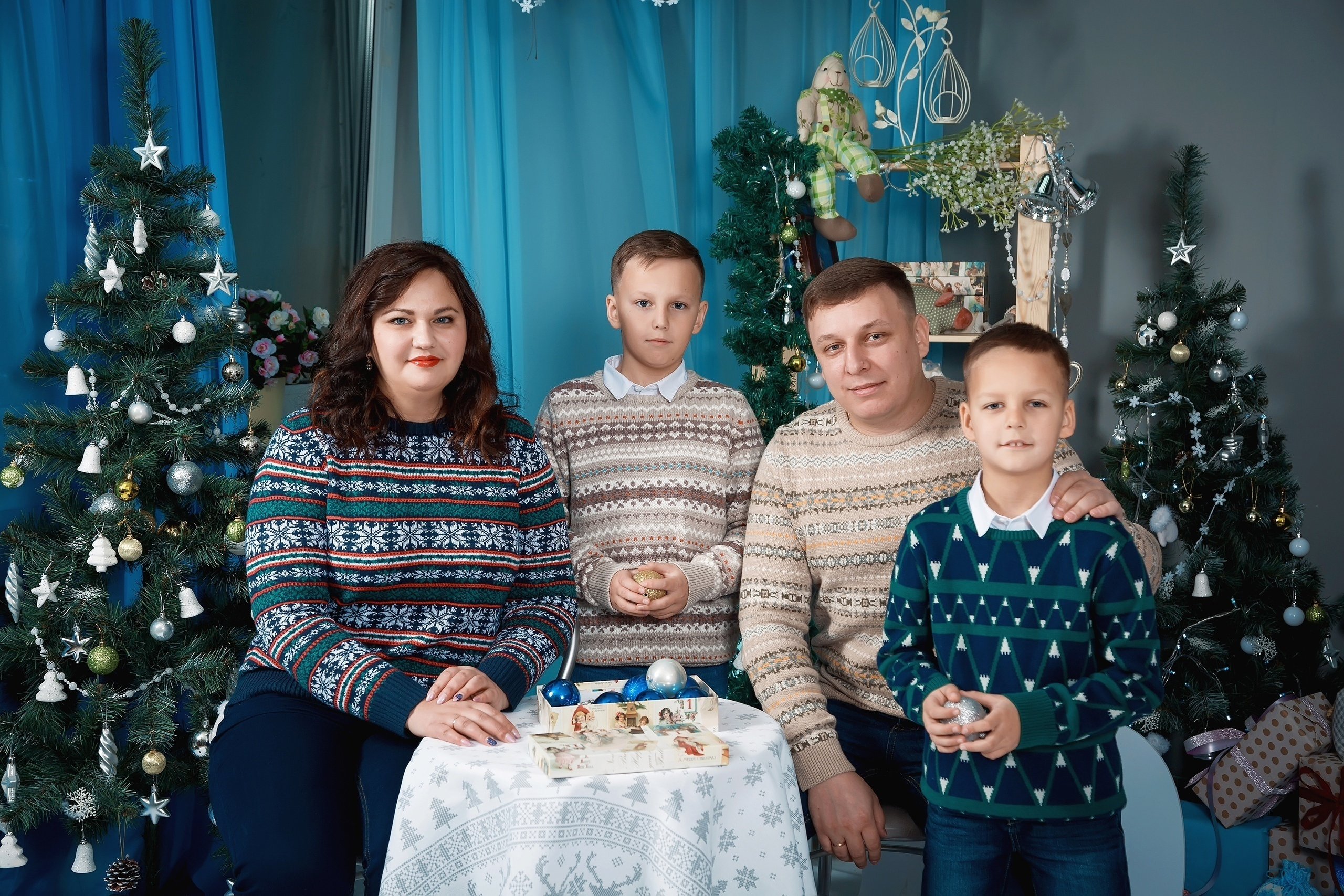 детская новогодняя фотосессия