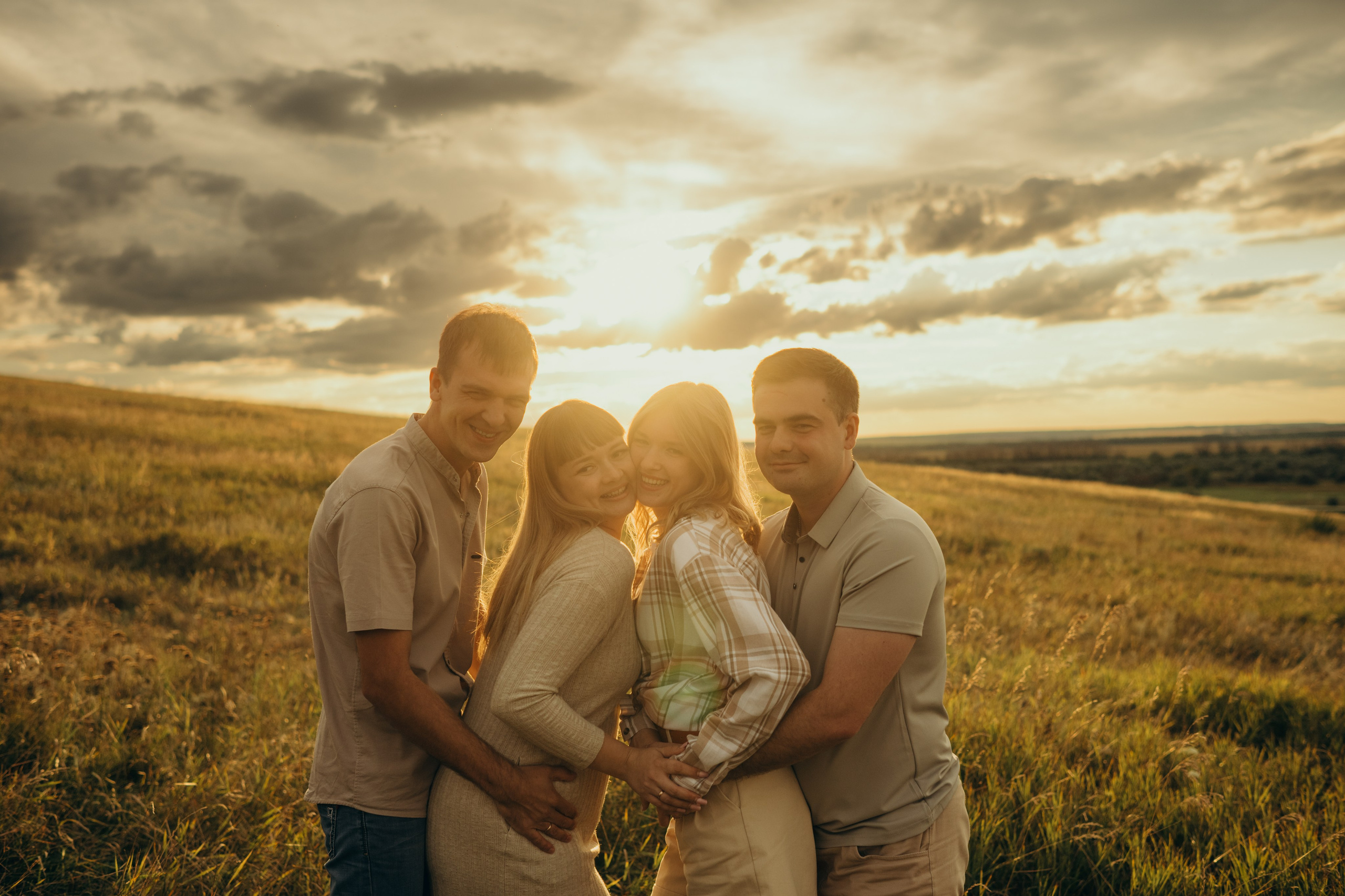 Даша Даня Ксюша Илья Саша и Ева. Свадебный и семейный фотограф в Самаре Головань Наталья