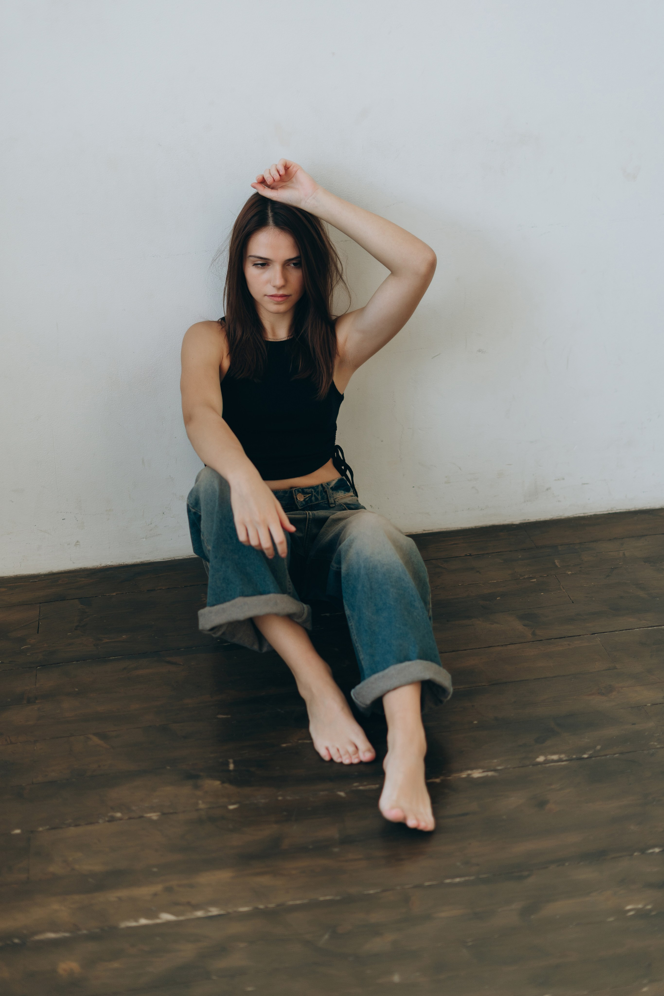 Настя. Модельные тесты. Фотограф Москва Виктория-Антуанетта