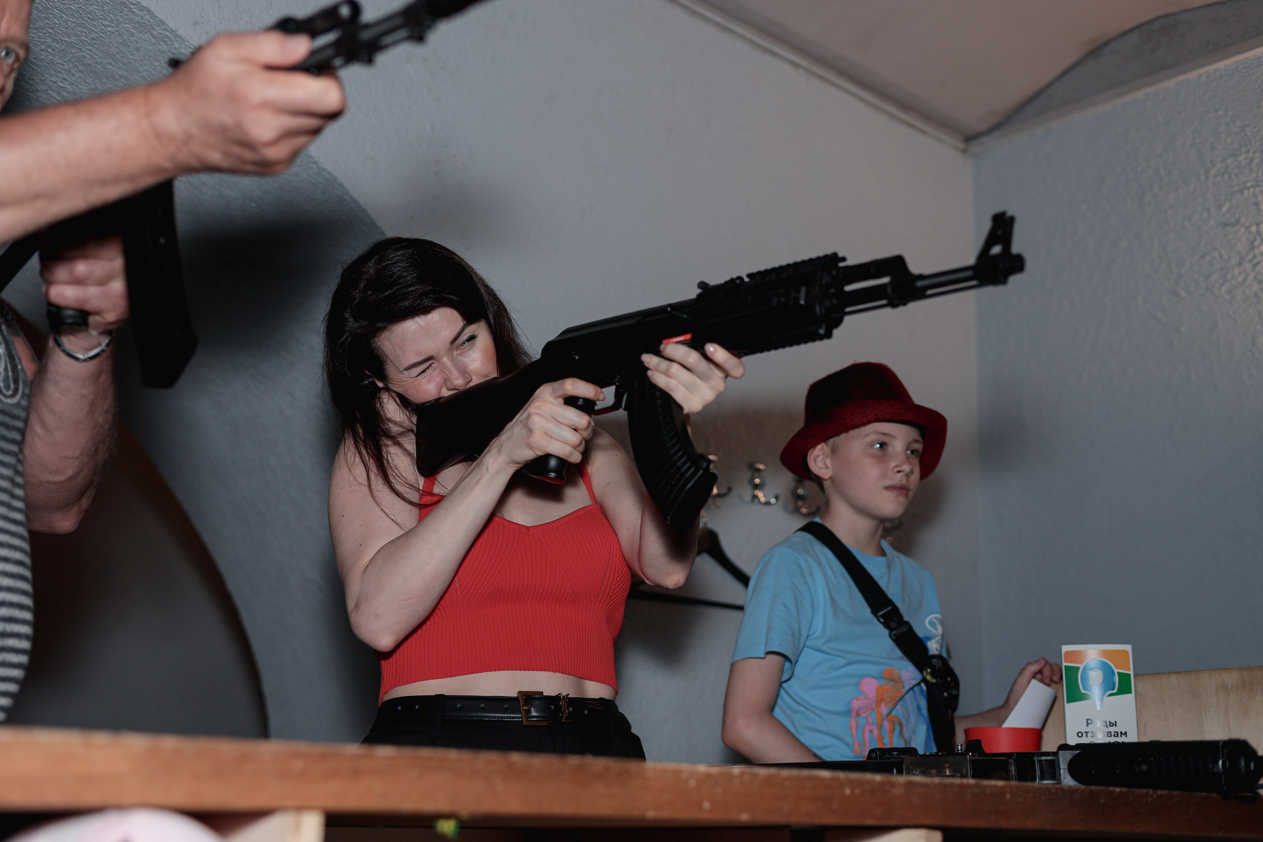 День рождение в стрелковом клубе. Фотограф Надршина Лилия