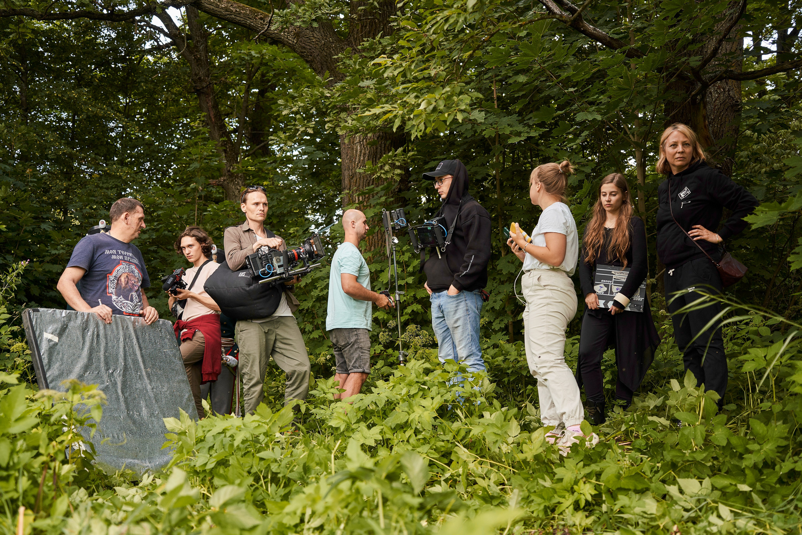 Backstage со съемок художественного фильма «Выстрел» (Повести Белкина). Репортажный фотограф в Санкт-Петербурге Никита Лу