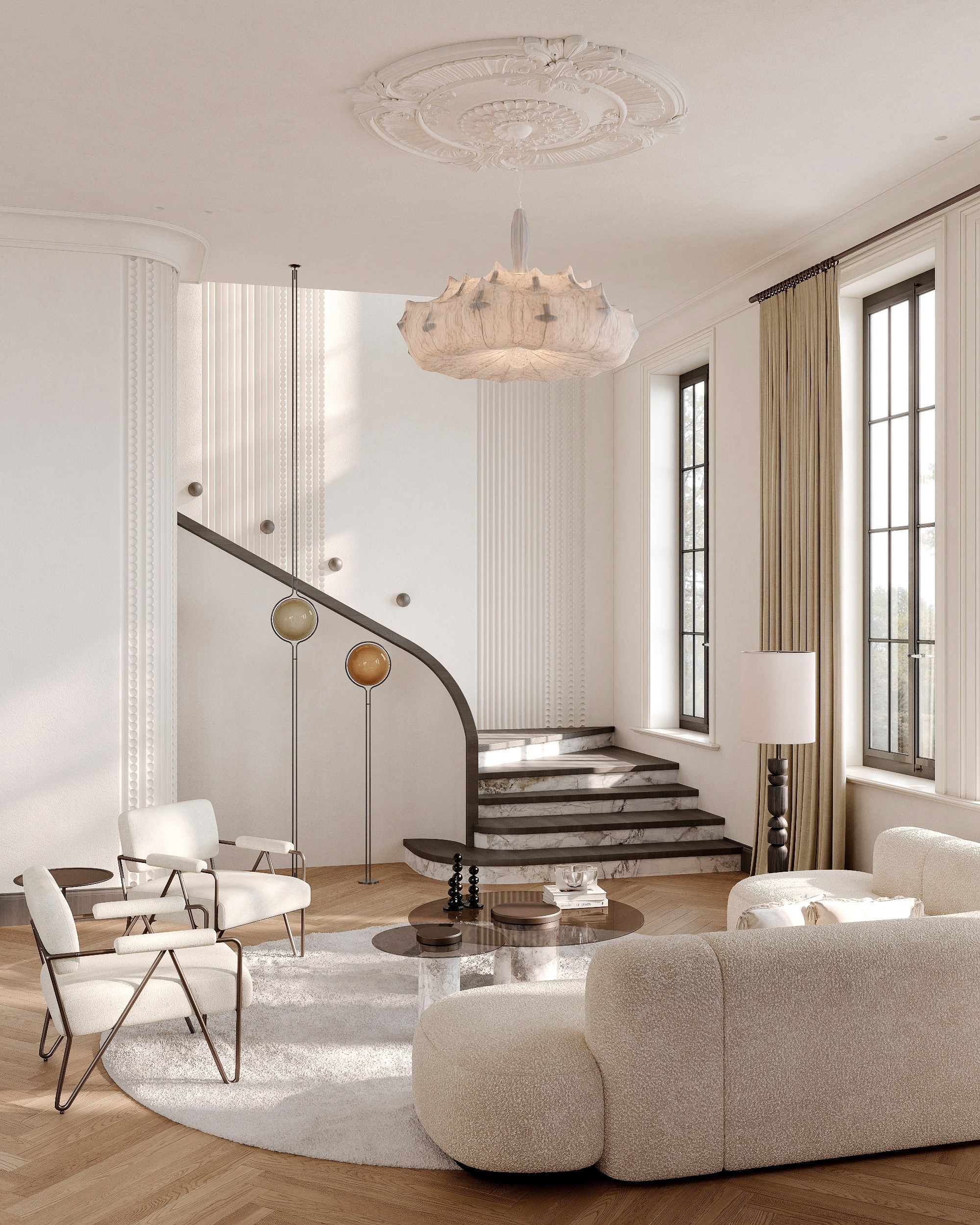 Light living room. Solovets visualization