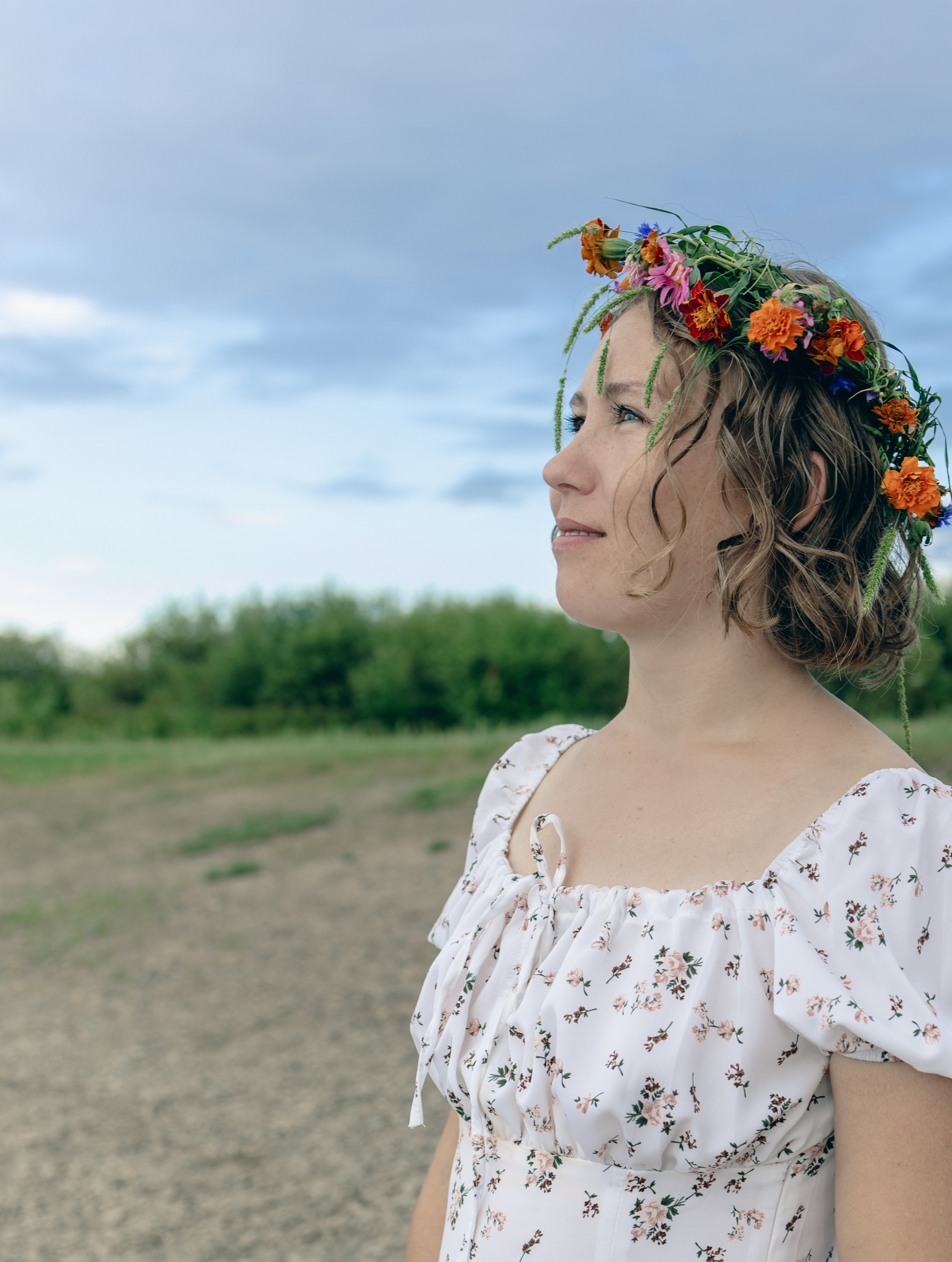 Анастасия, лето, озеро…. Фотограф Юлия Левандовская, п.Ясногорск