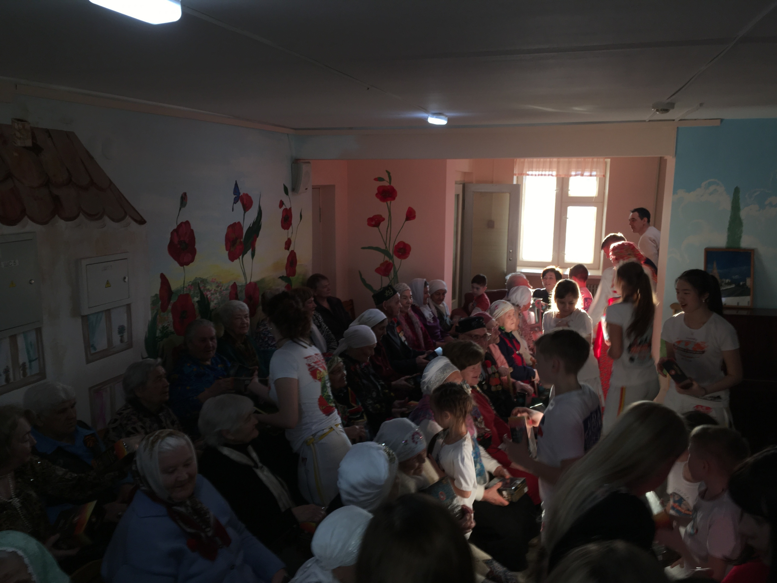 Показательное выступление перед ветеранами март 2019. Капоэйра в Казани ABADÁ-Capoeira