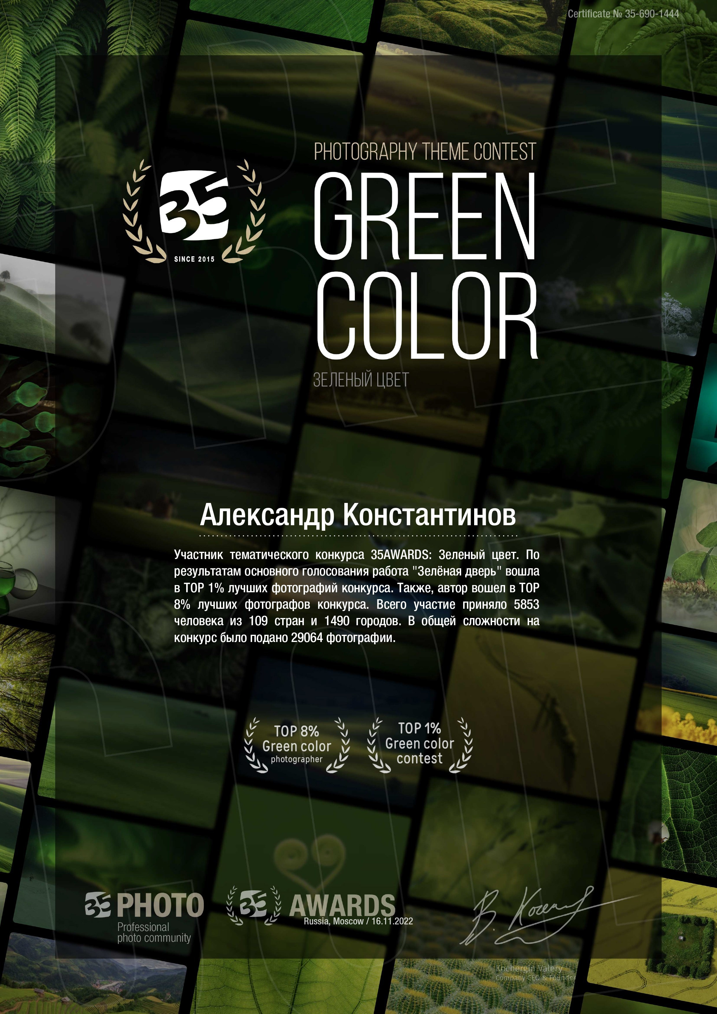 Дипломы, публикации в СМИ. Авторские стильные фотокартины