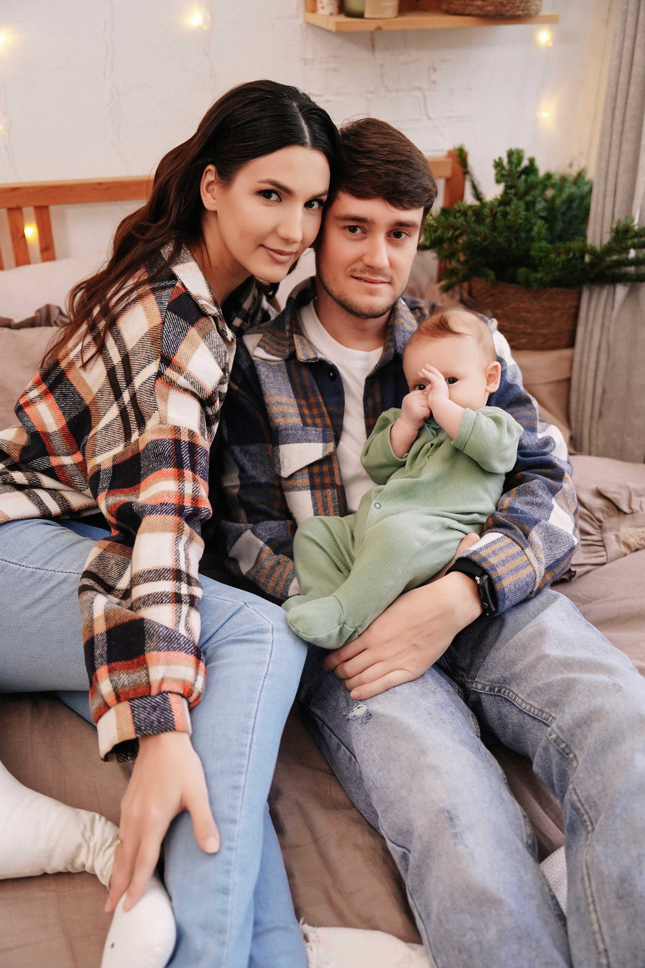 Семейная новогодняя съёмка. Фотограф с психологическим образованием