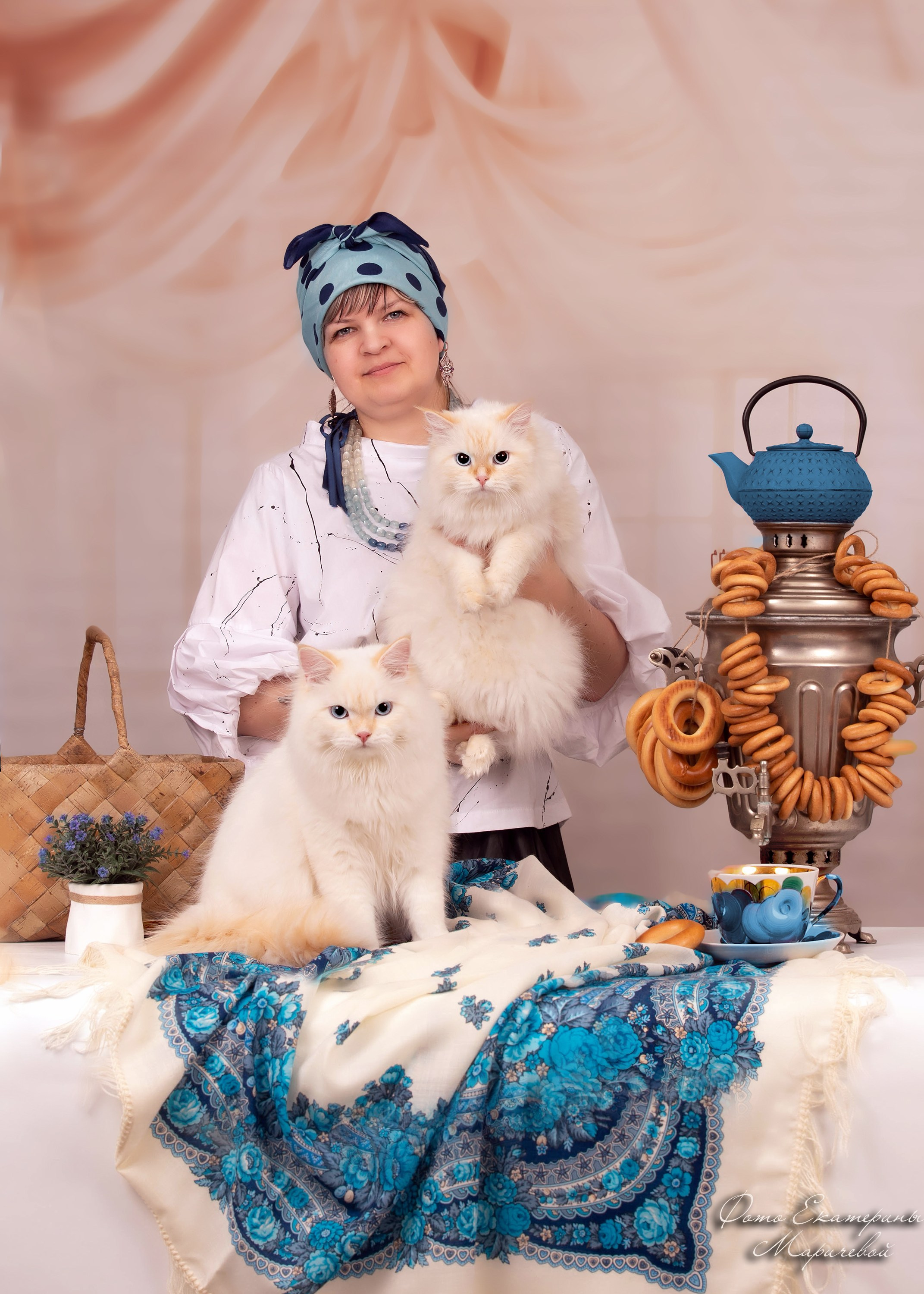 Тематические фоны с рисунком. Фотограф-анималист в Омске Екатерина Маричева