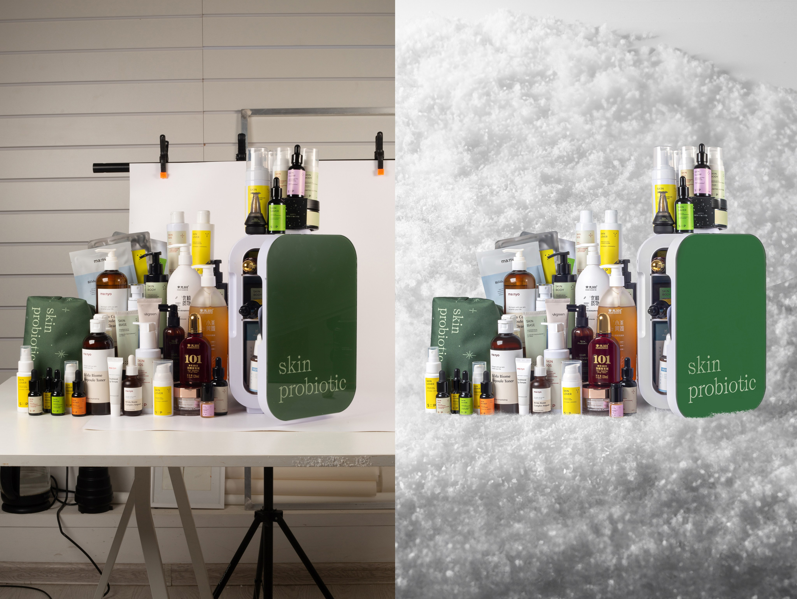 Детальная обработка имиджей с монтажом