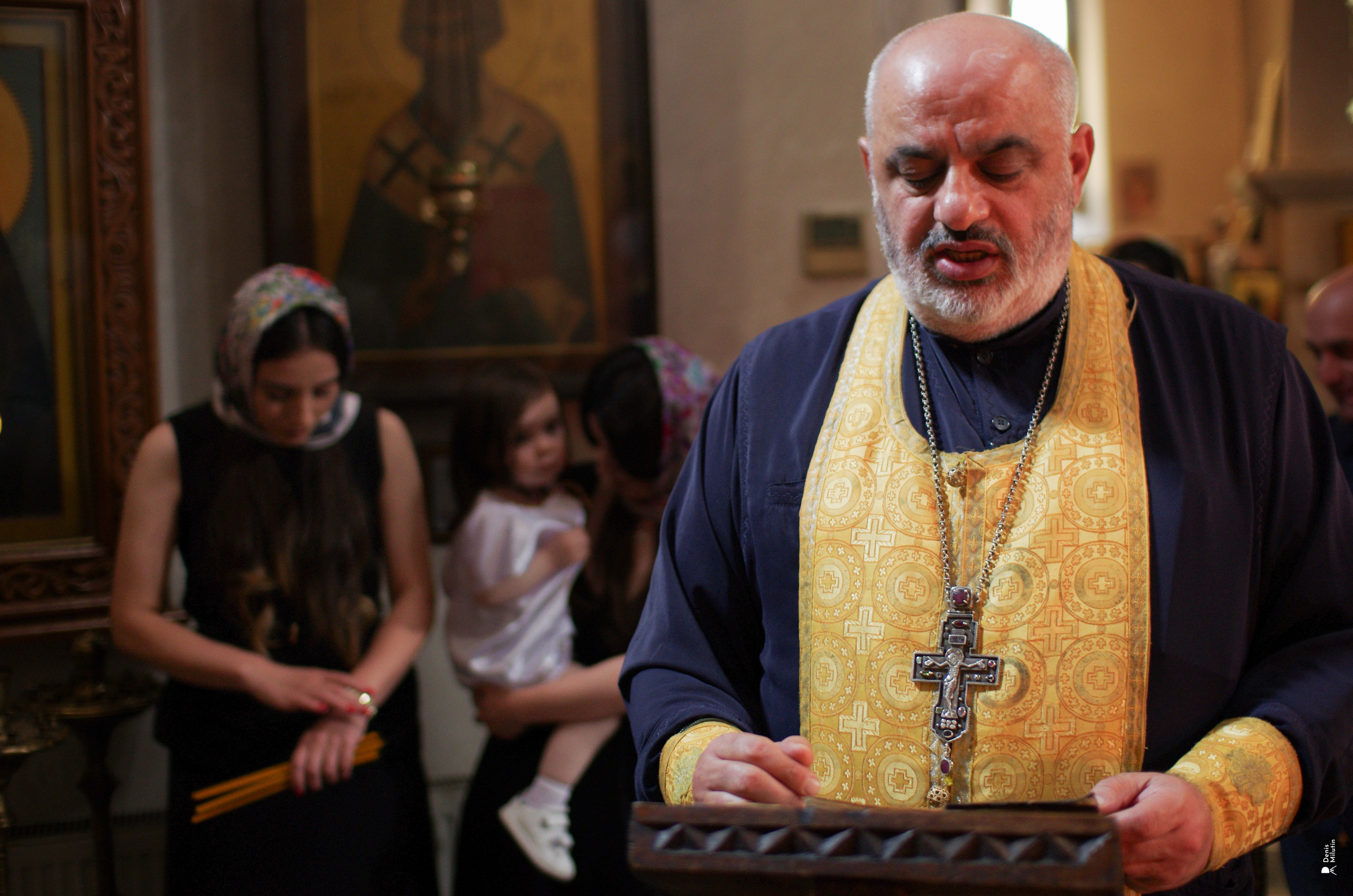 Крещение Сенаки. Портретный фотограф Денис Милютин