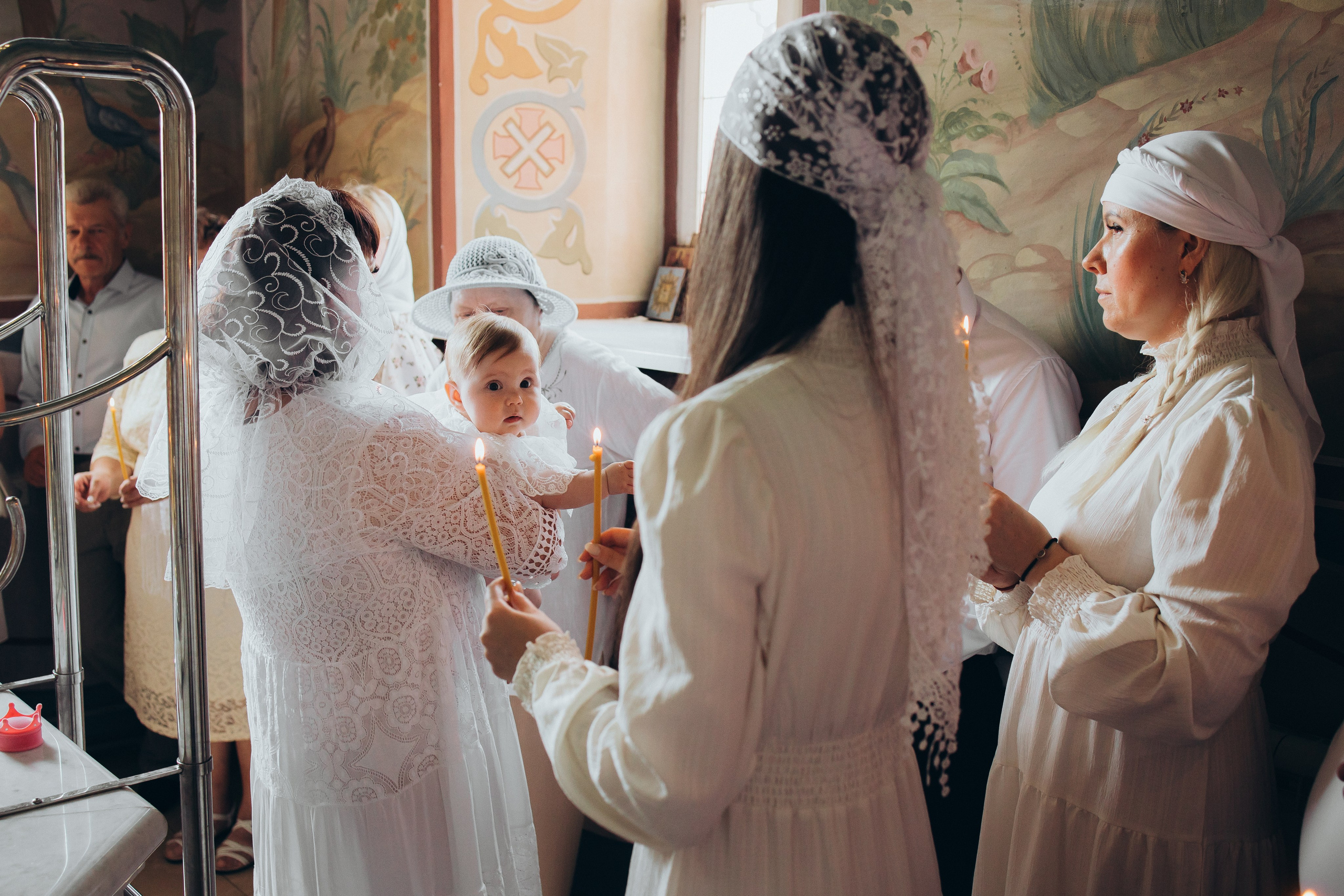 Таинство Крещения Деи в церкви Троицы Живоначальной в Карабанове. Детский и семейный фотограф в Пушкино, Мытищи, Москва Сергеева Светлана