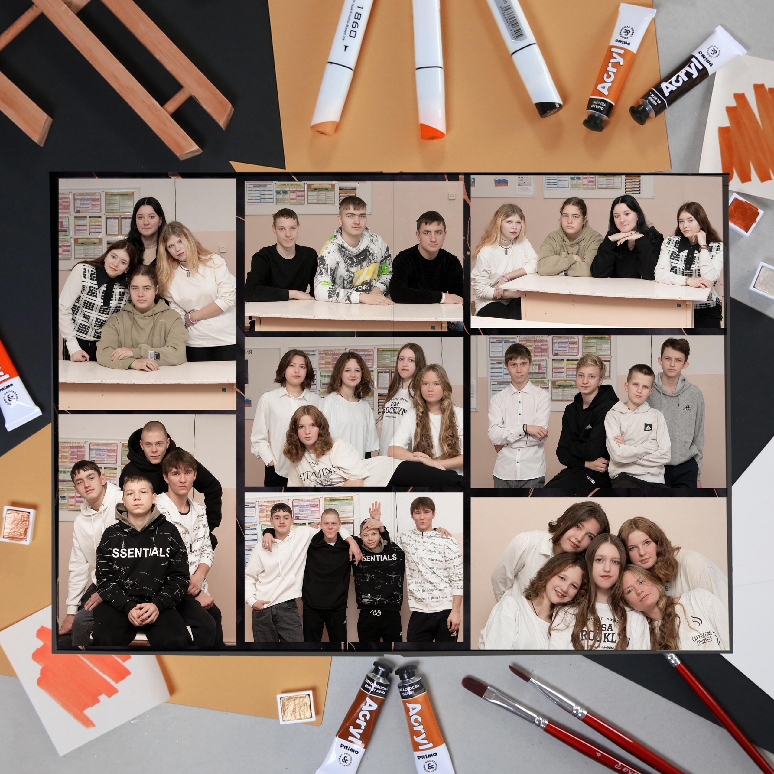 Альбом 10 разворотов Старшая Школа. Выпускные Альбомы и Фотосессии п. Кавалерово