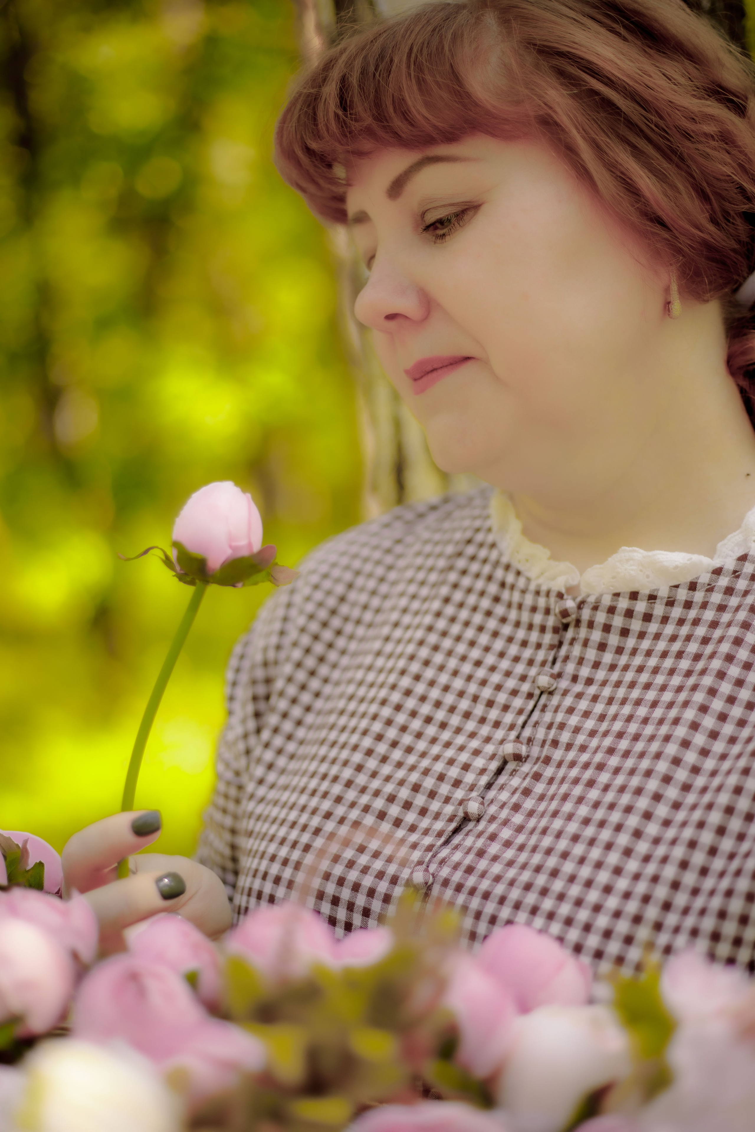 Дама с ретро-велосипедом. Фотограф Екатерина Козловская