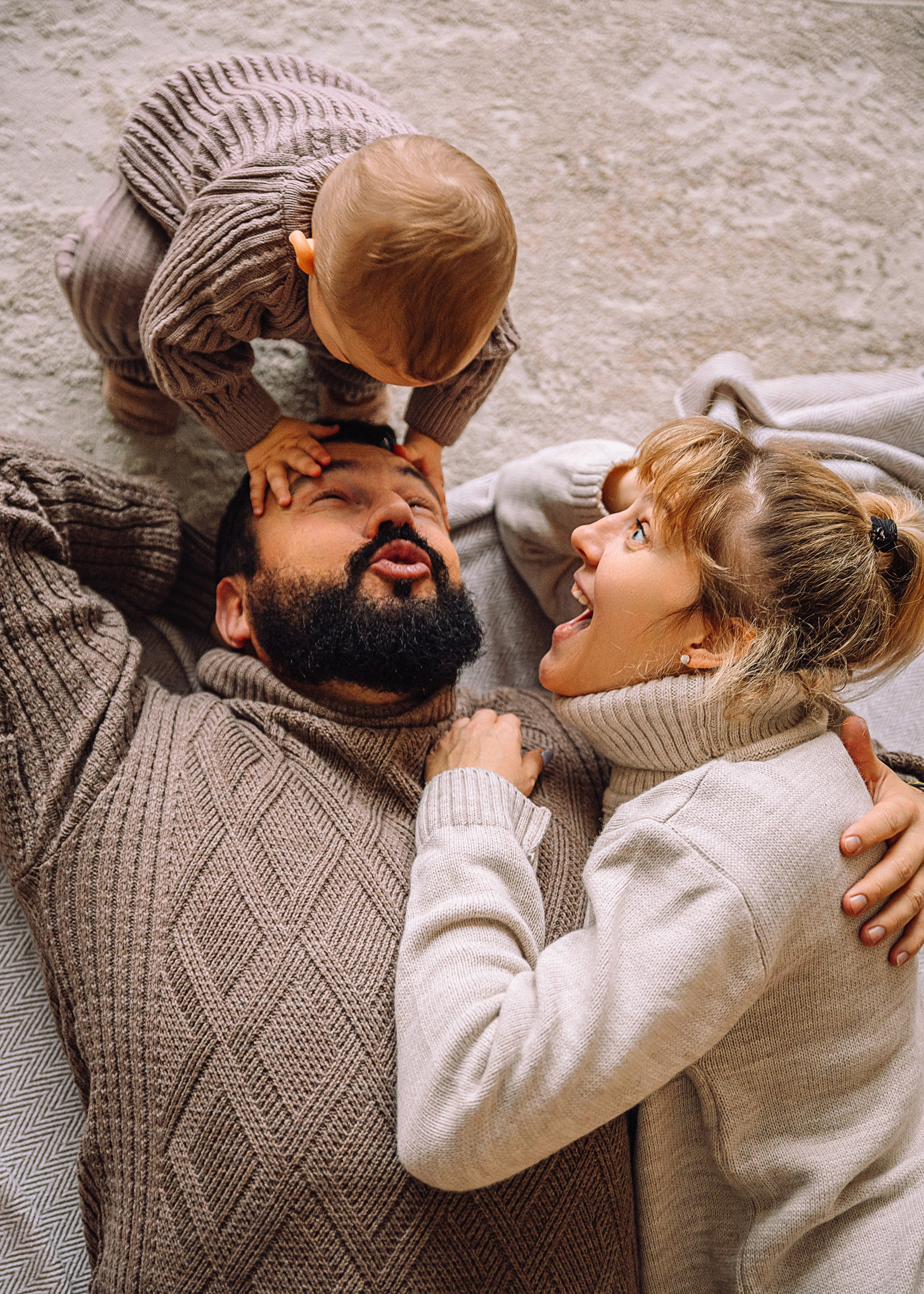Оля, Леша и Димулька. Семейный фотограф В Москве Александра Дейкун