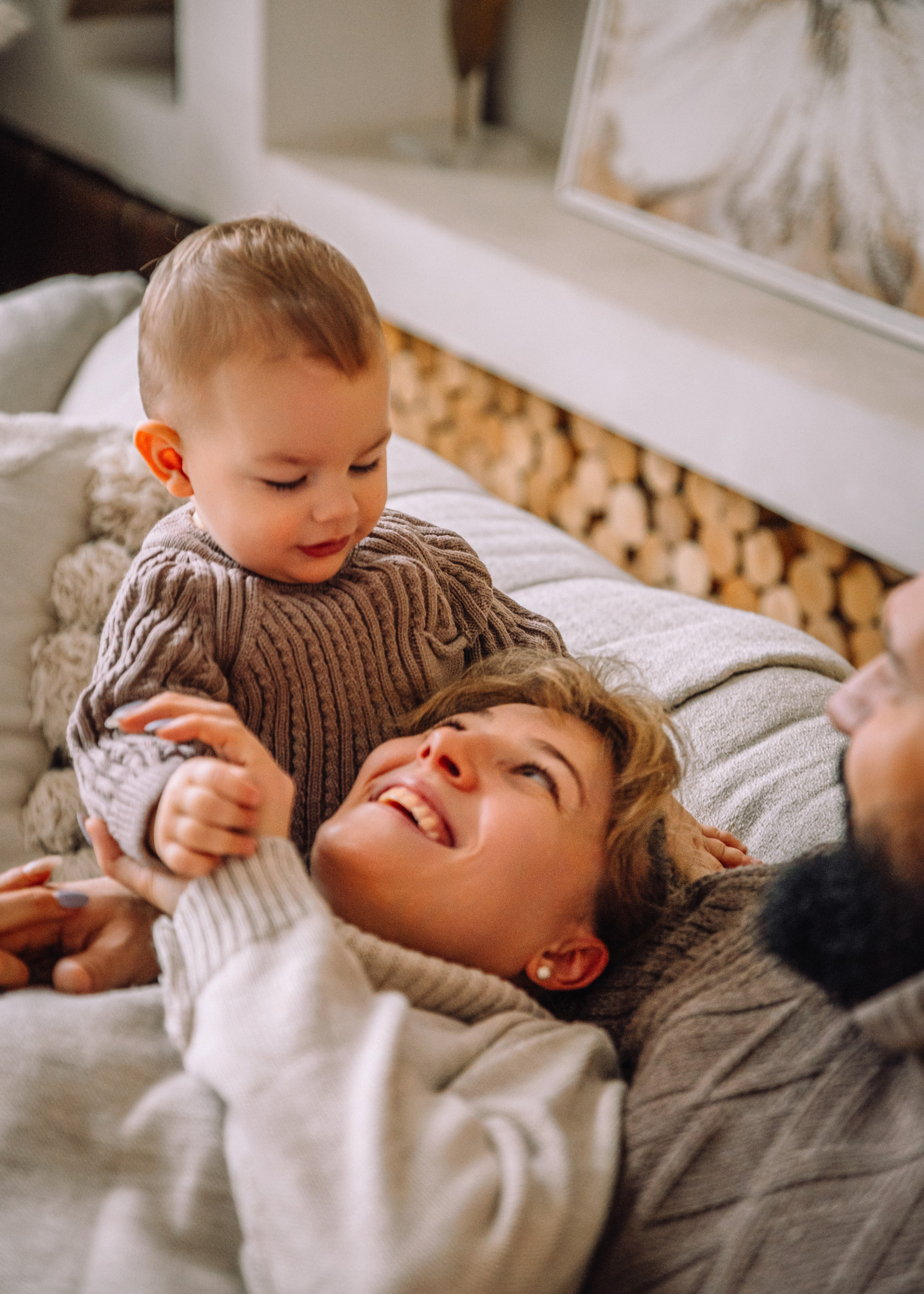 Оля, Леша и Димулька. Семейный фотограф В Москве Александра Дейкун