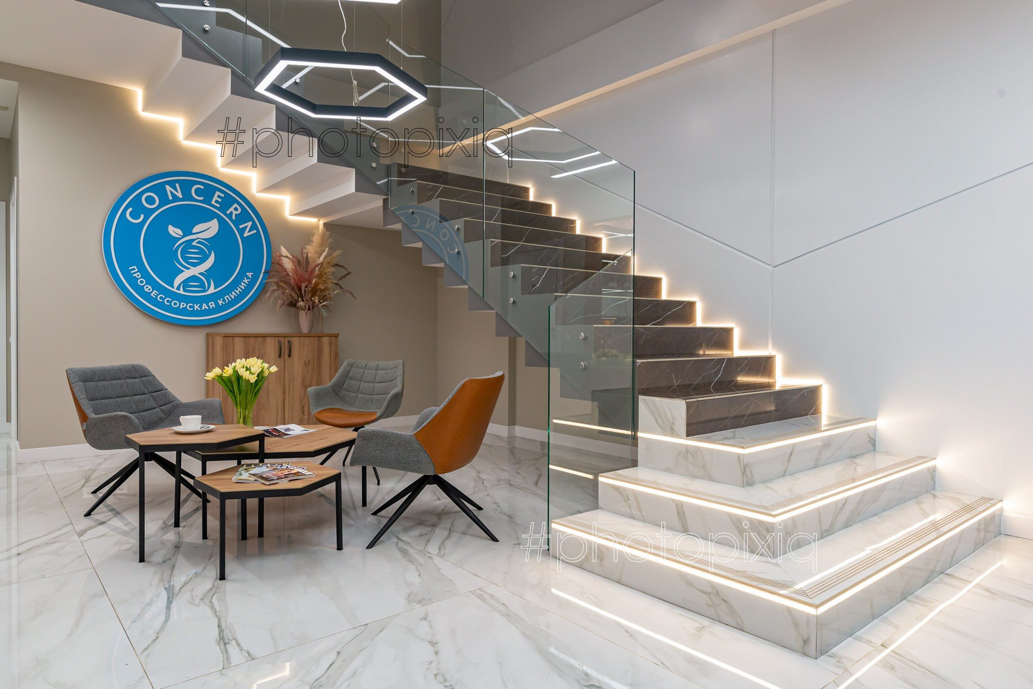Интерьерная съёмка клиники CONCERN. Интерьерная съёмка и виртуальные туры — Интерьерный фотограф Кузнецов Сергей (photopixiq)