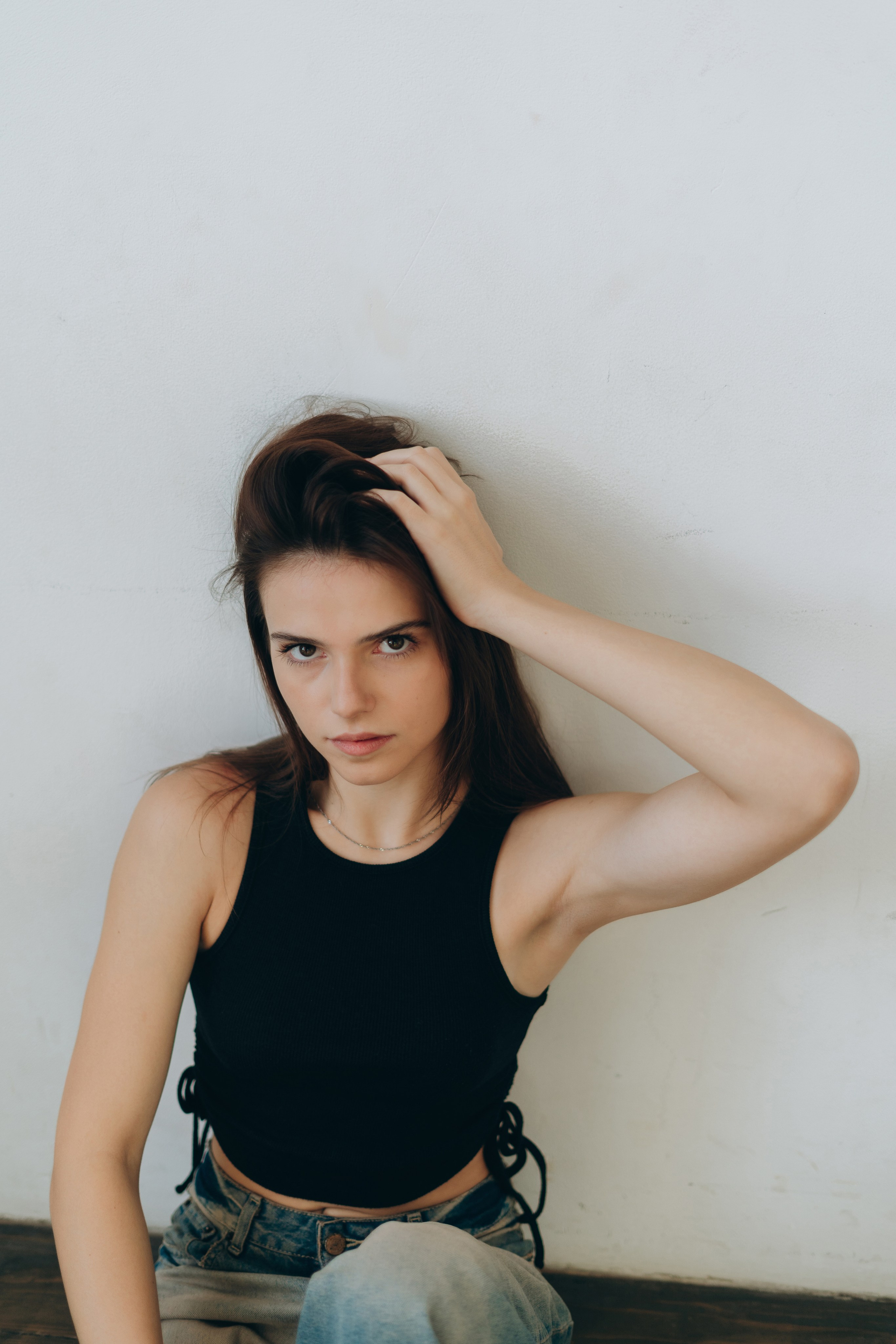 Настя. Модельные тесты. Фотограф Москва Виктория-Антуанетта