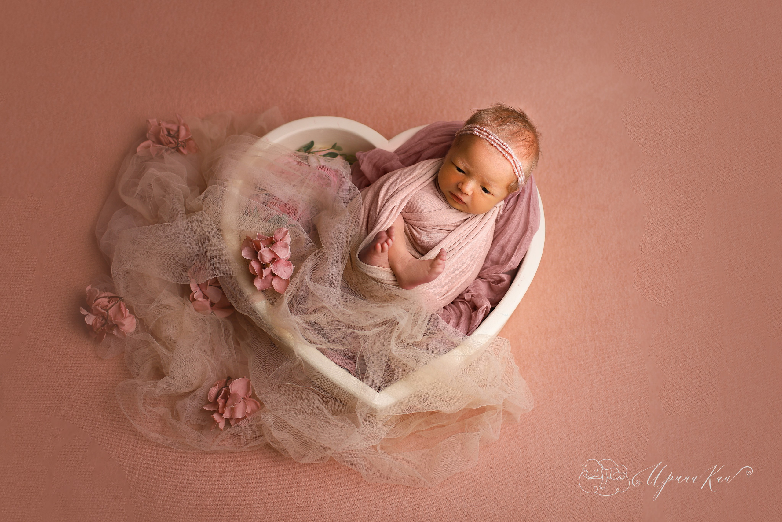 Новорожденная фотосессия для девочек. Ирина Кан Фотограф новорожденных в Екатеринбурге