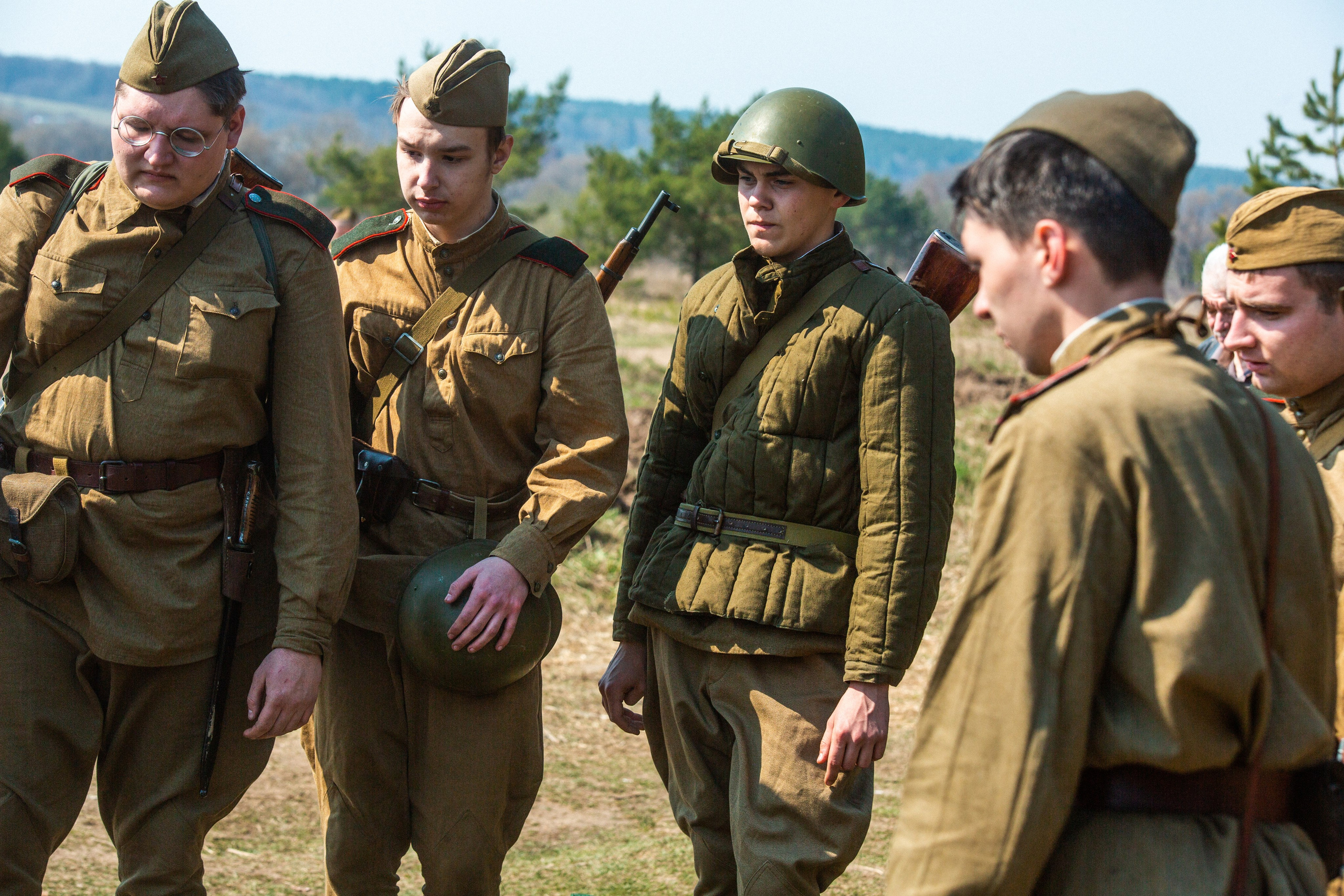 РЕКОНСТРУКЦИЯ БОЯ — ВОВ — БИТВА ЗА ГОРОД. Профессиональный фотограф в Мценске и Орловской области
