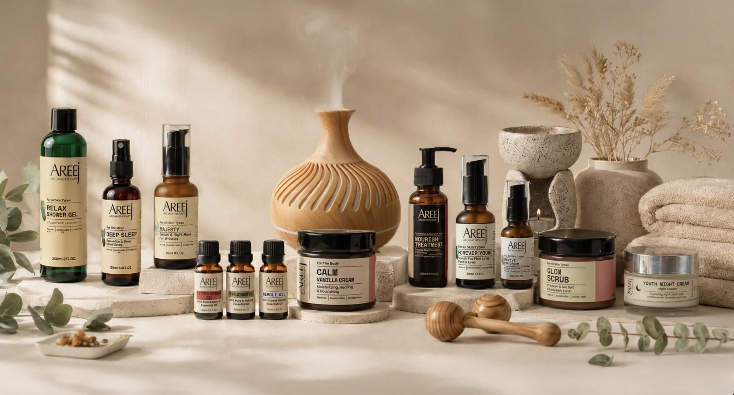 Areej aromatherapy. Golden Caravan