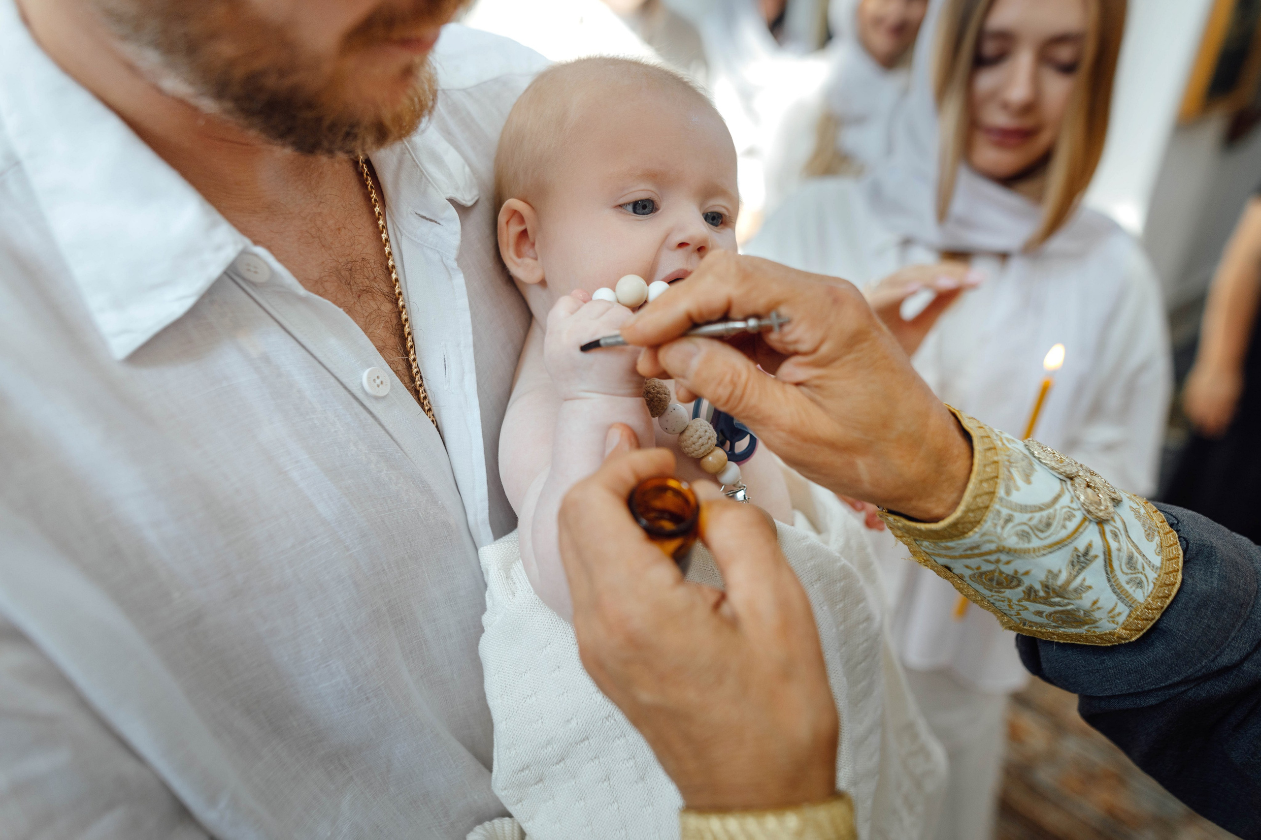 Крещение Мишель, гп. Ивенец, храм Ефросинии Полоцкой, август 2025