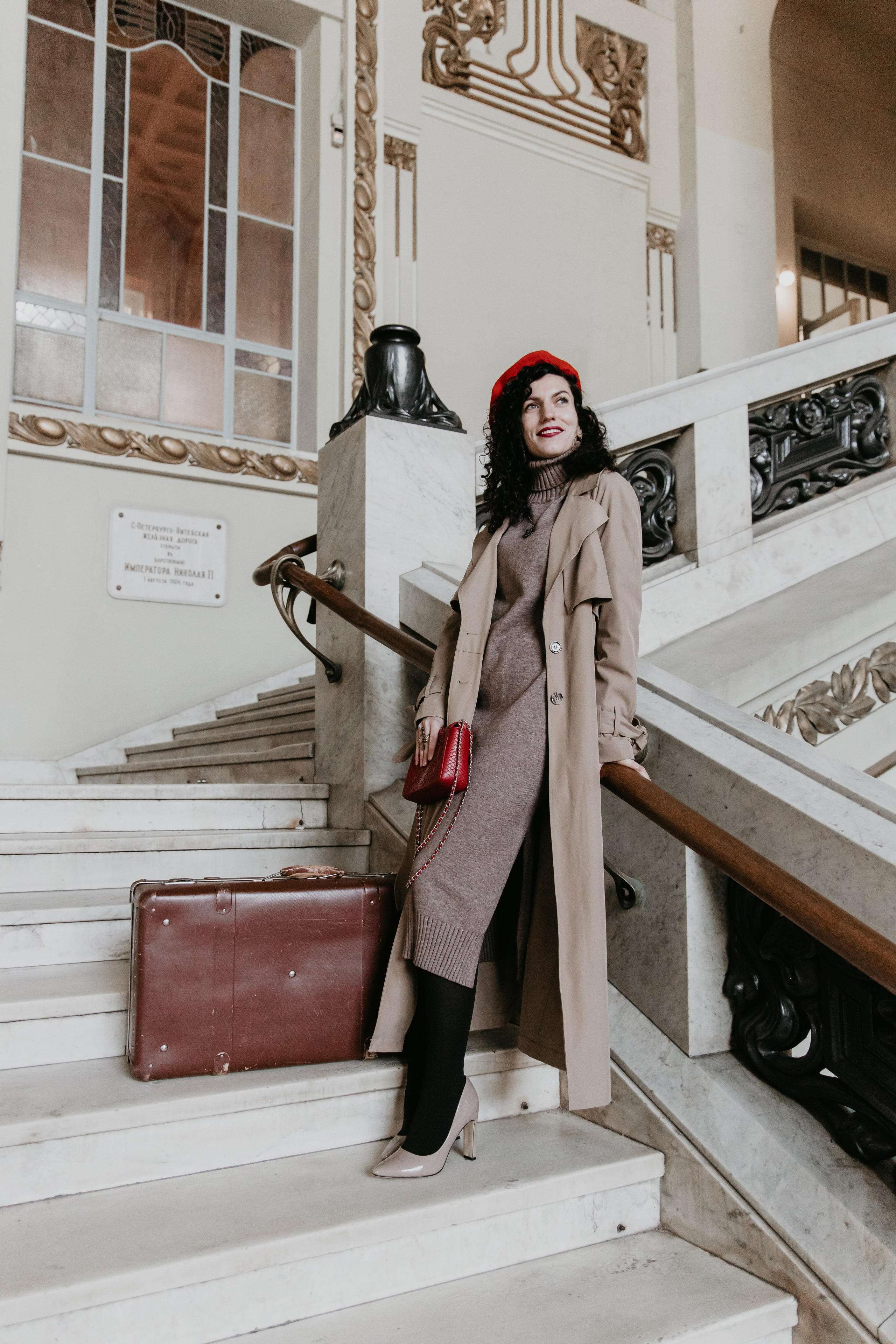 Вероника на Витебском вокзале. Фотограф в Санкт-Петербурге Аня Григорьева ♡