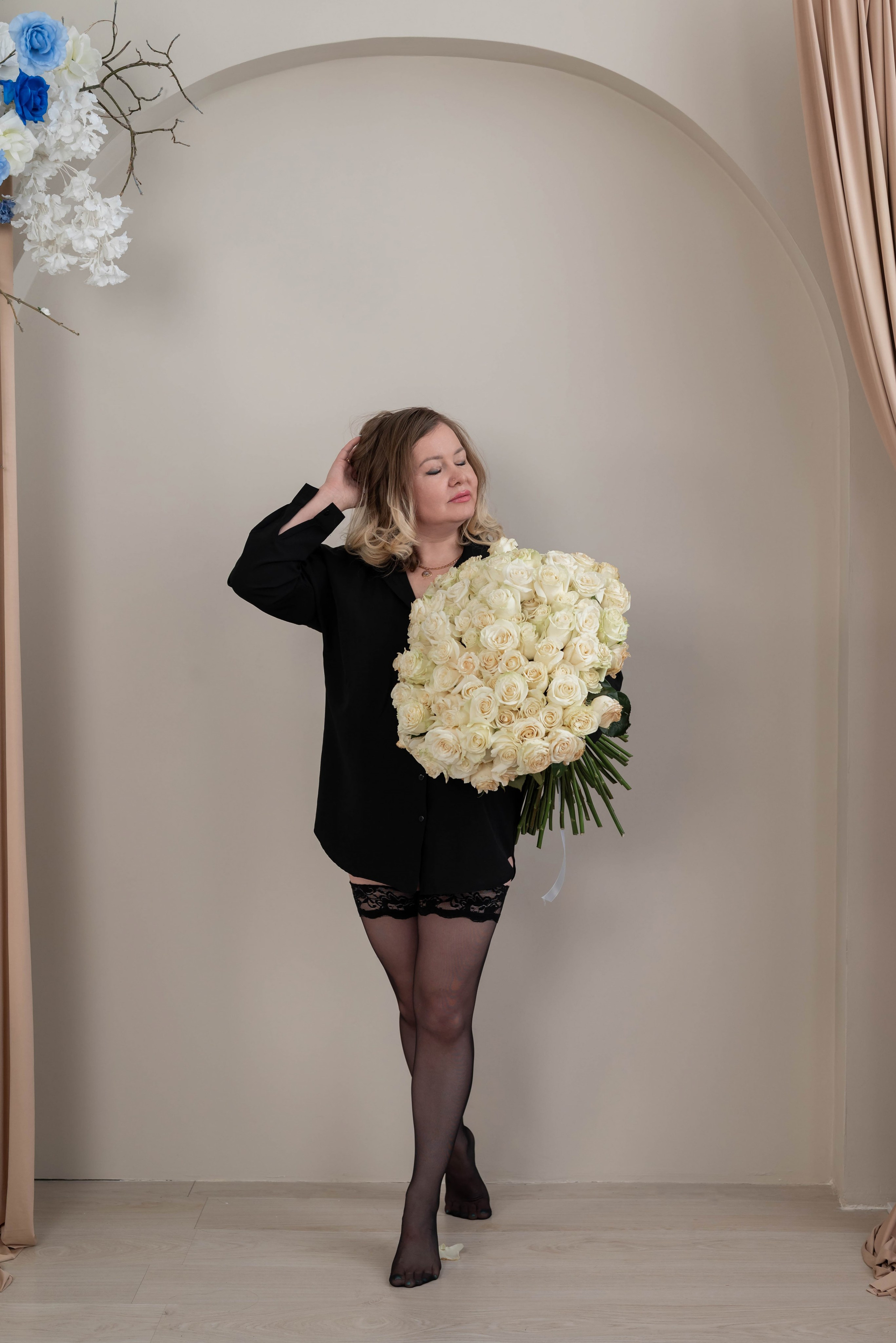 Фотопроект 101 белая роза 2026 год. Фотограф в городе Салават