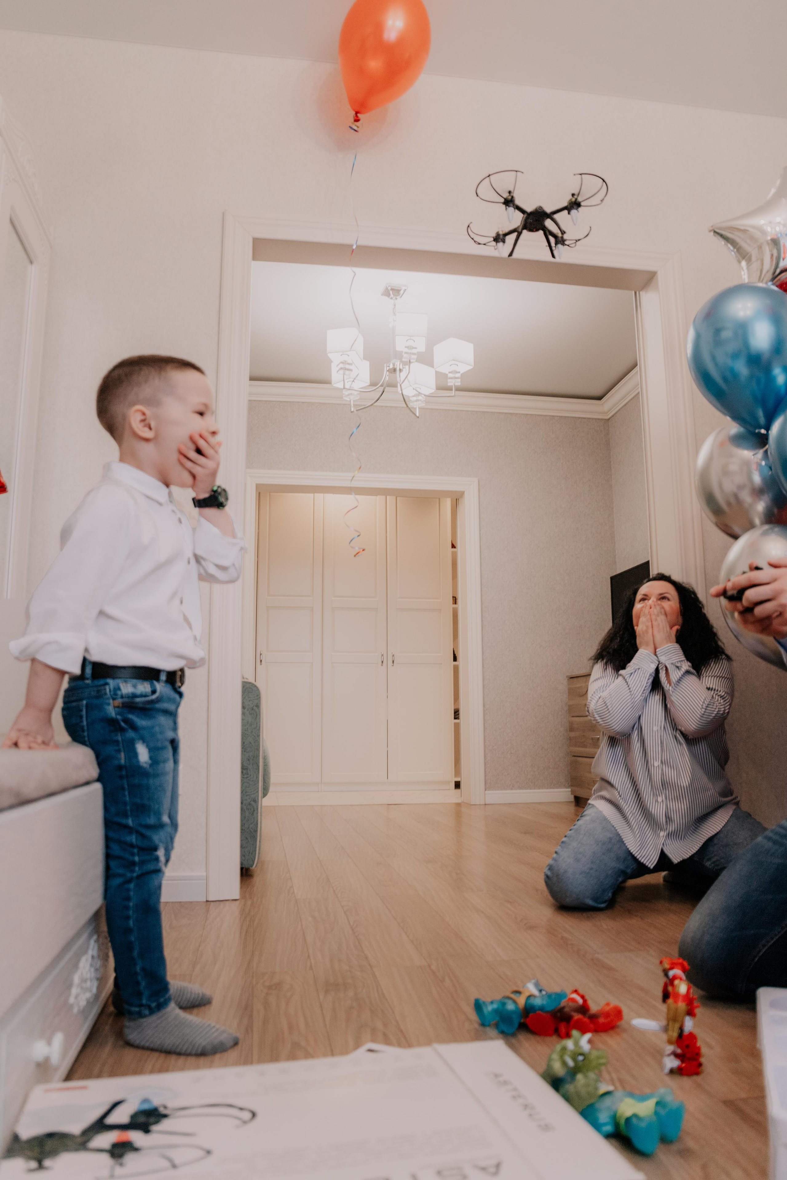 День Рождения Мирон 4 года (домашняя). Семейный и свадебный фотограф Видное Москва Екатерина Пятова